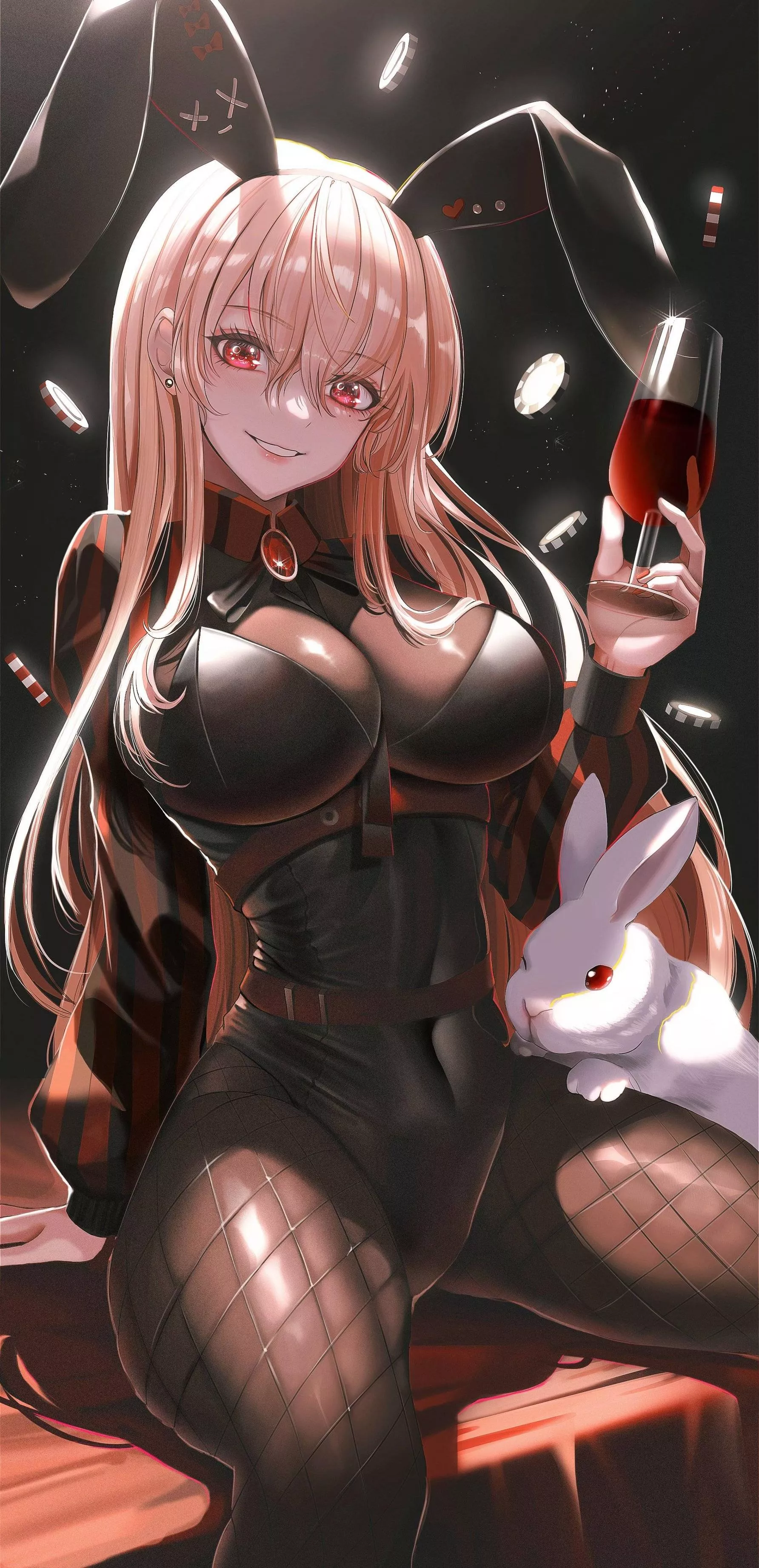 Red Wine Bunny [Artist's Original]