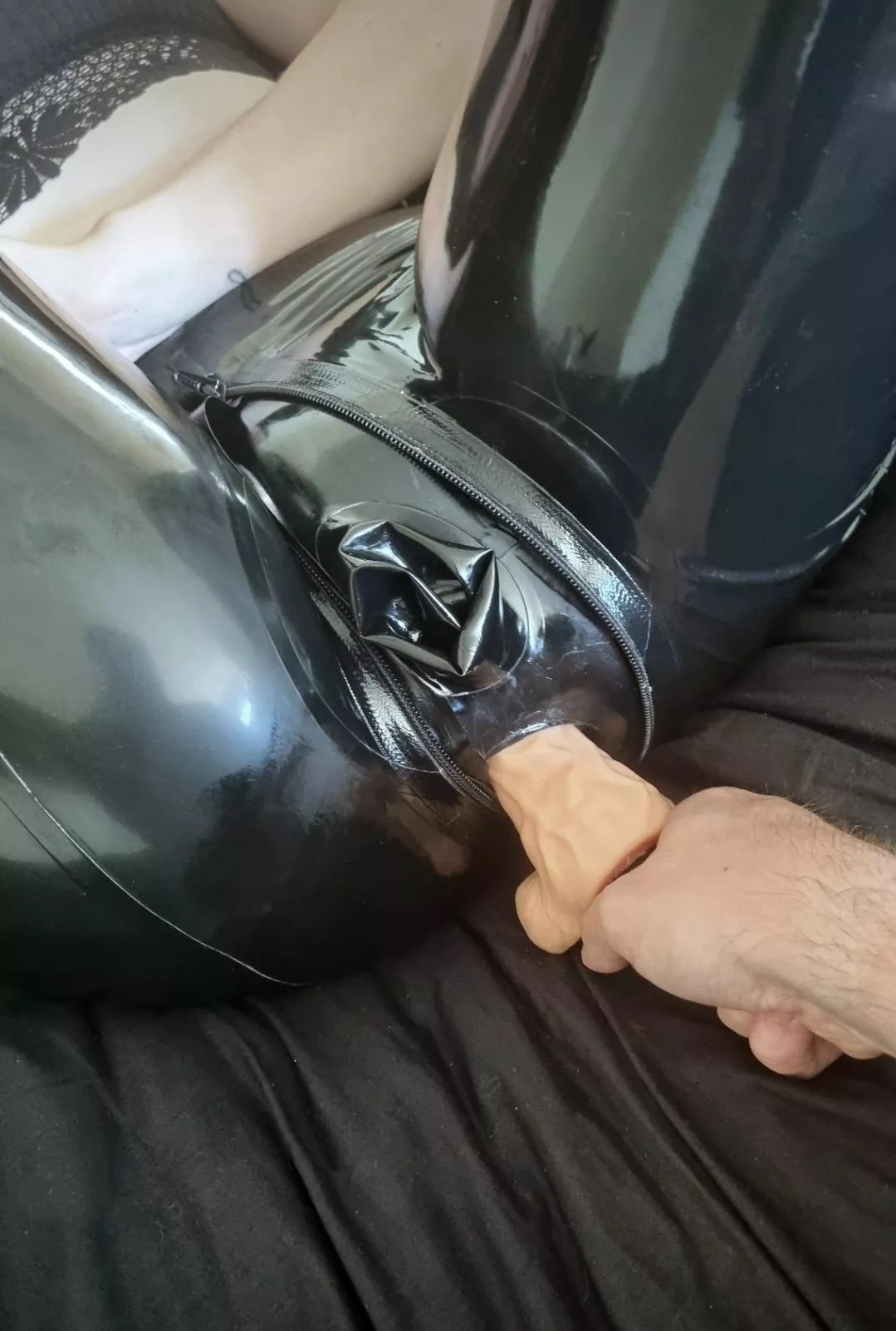 Anal sex and my latex holes