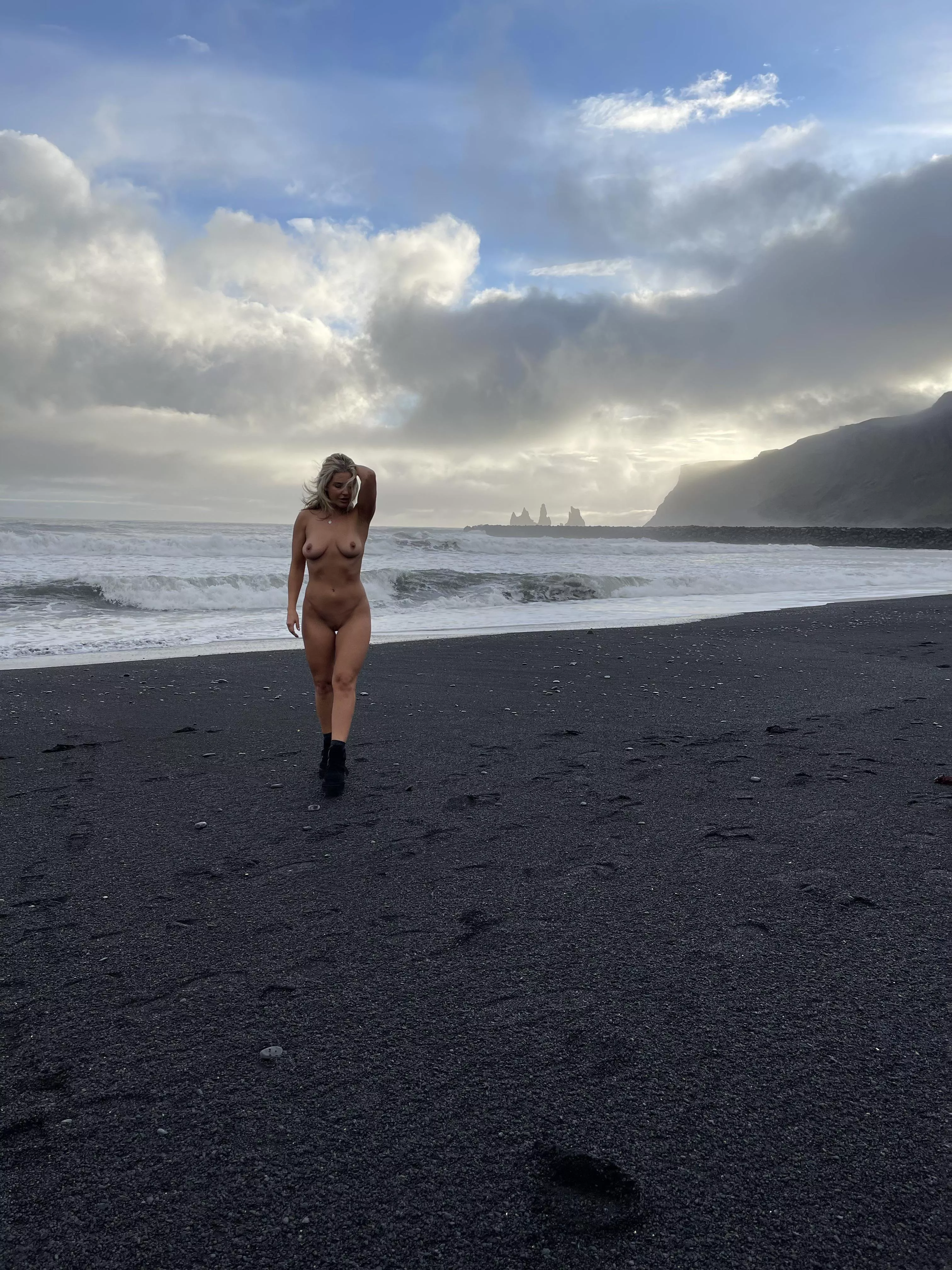 Black Sand Beach, Vik, Iceland