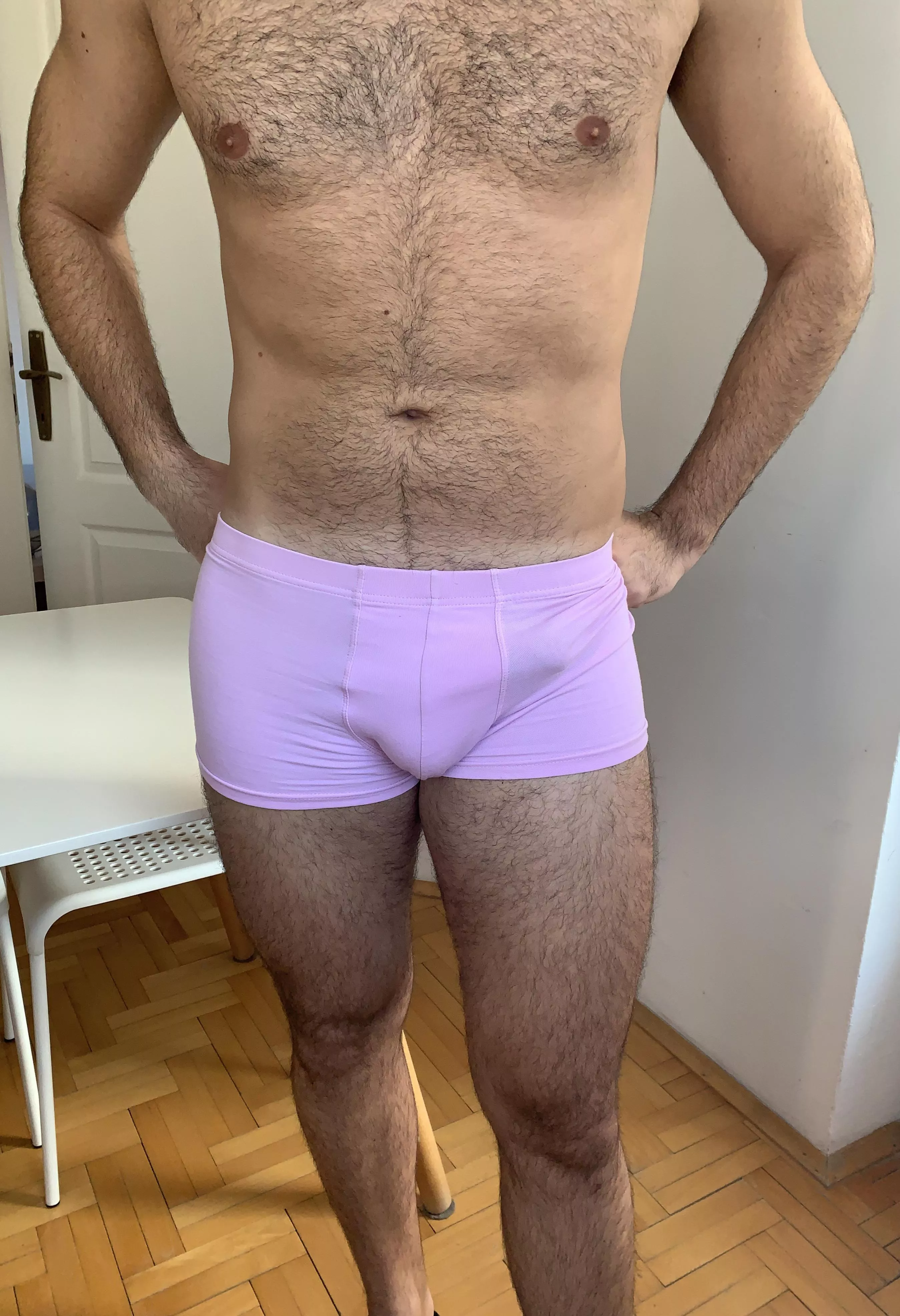 Do you like my hairy body?