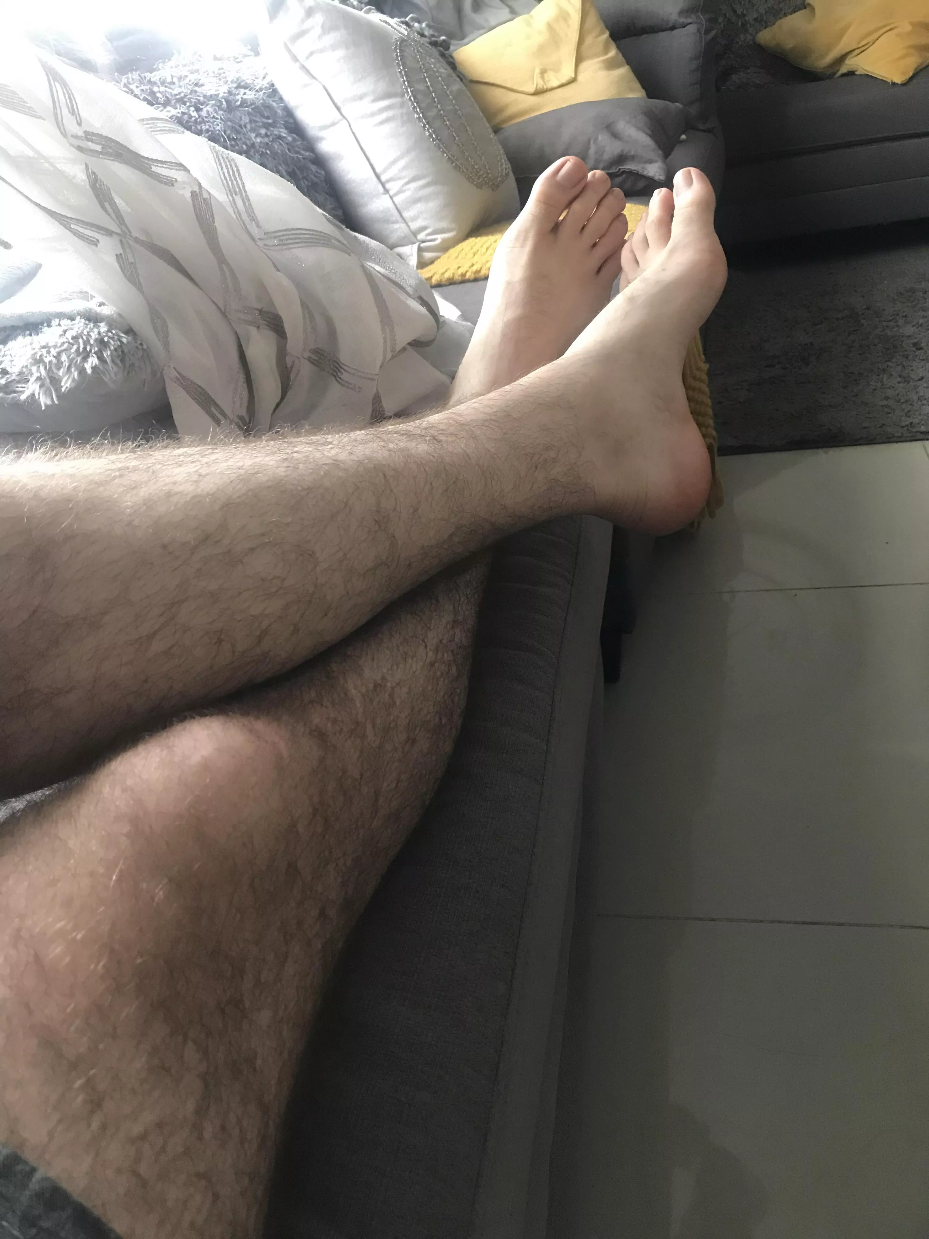 Feet are sore, who wants to massage em?