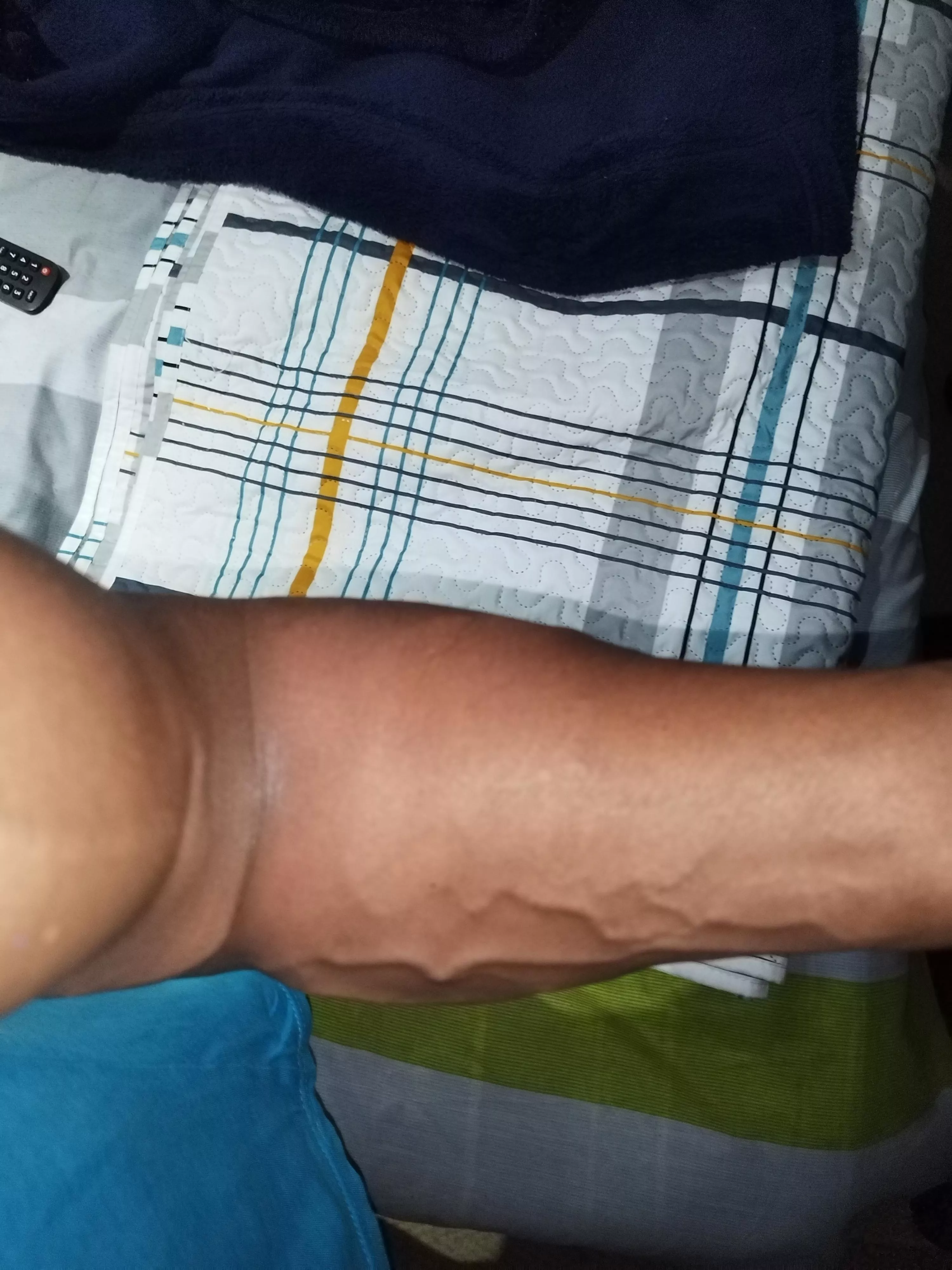 Flexing forearms are intense,finally progress