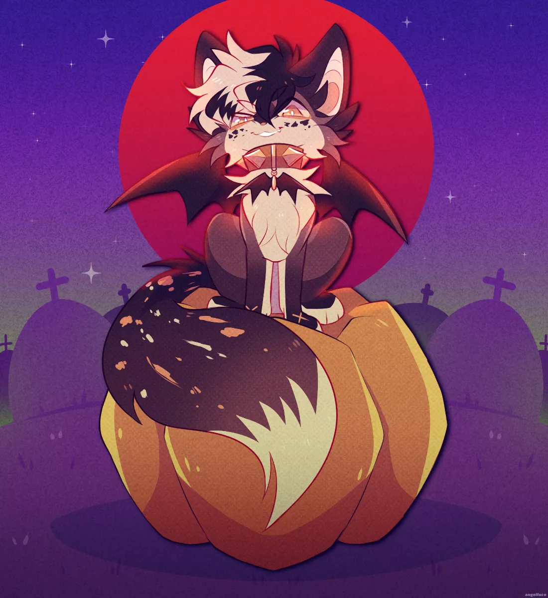 happy halloween 1st! (commission, art by me)