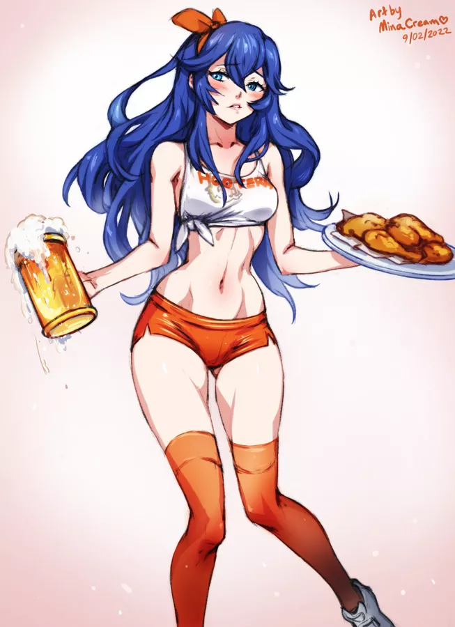 Hooters Waitress Lucina! [Minacream]