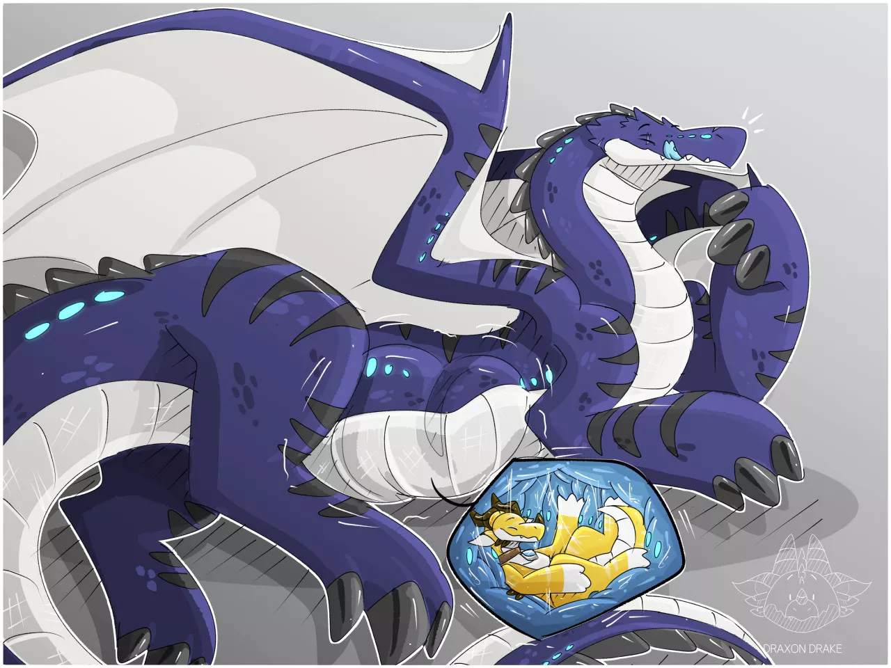 {Image} Kobold in the gator dragon by DraxonDrake [oral][soft][willing][endo][furry]