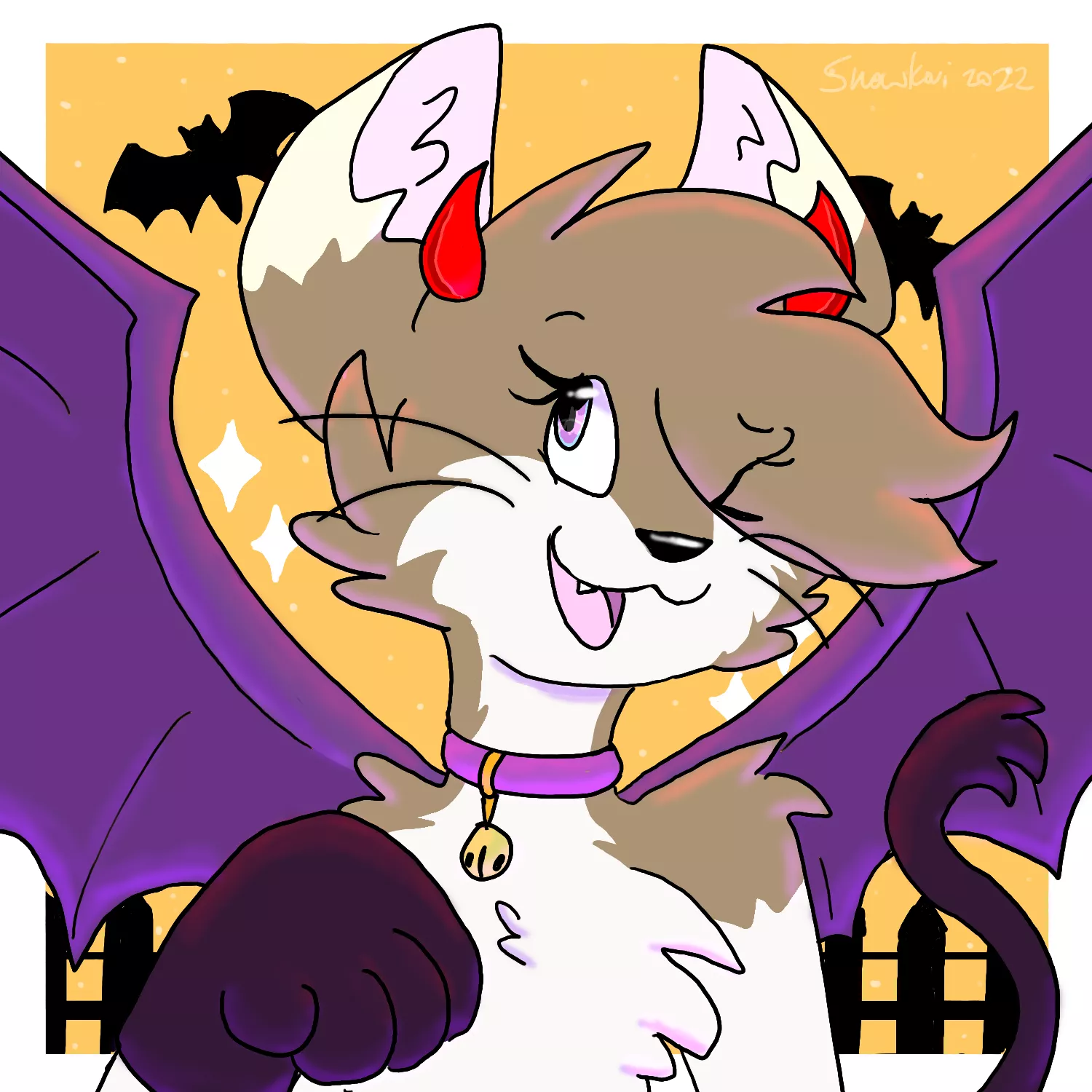 It is officially spooky month - art by me