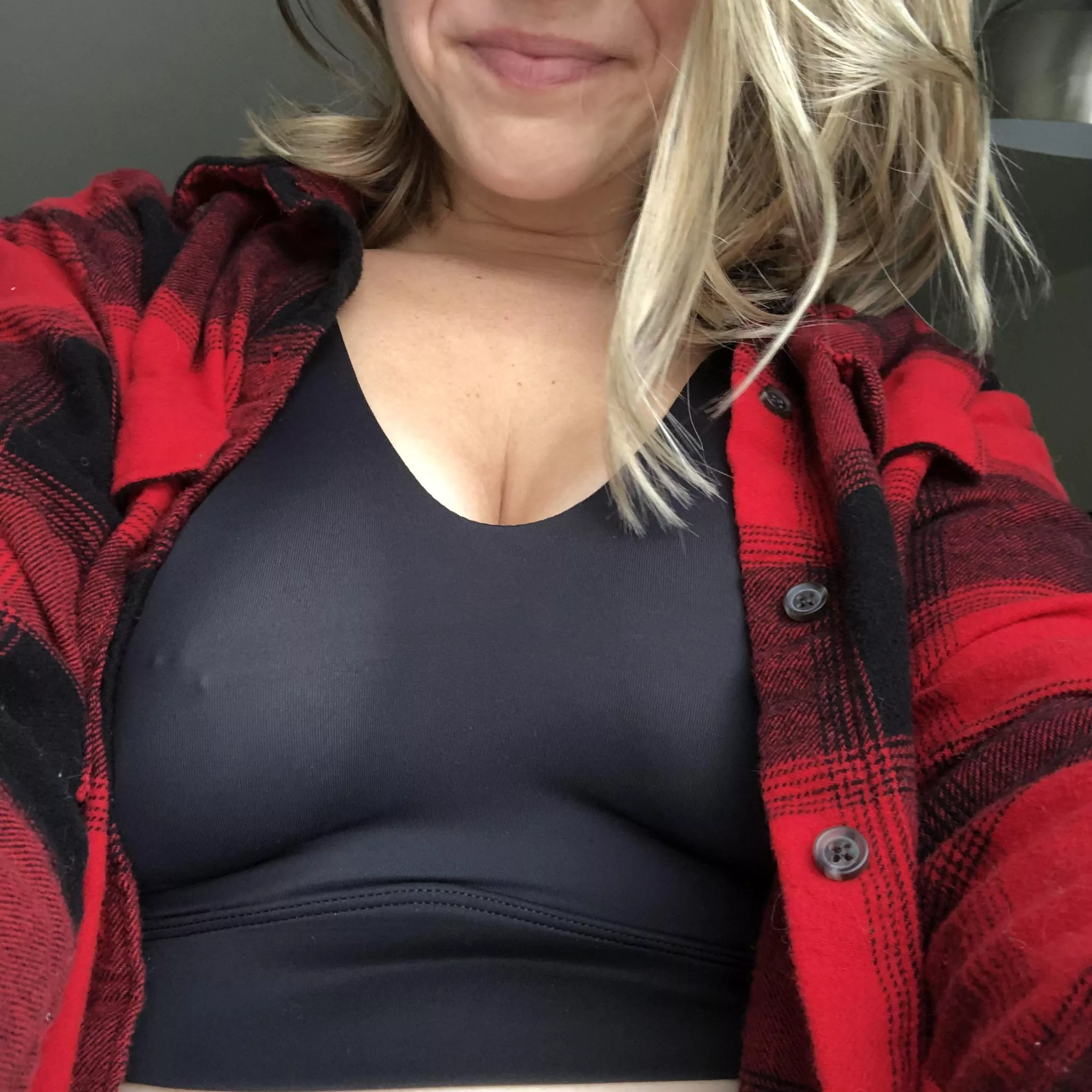 No bra needed today