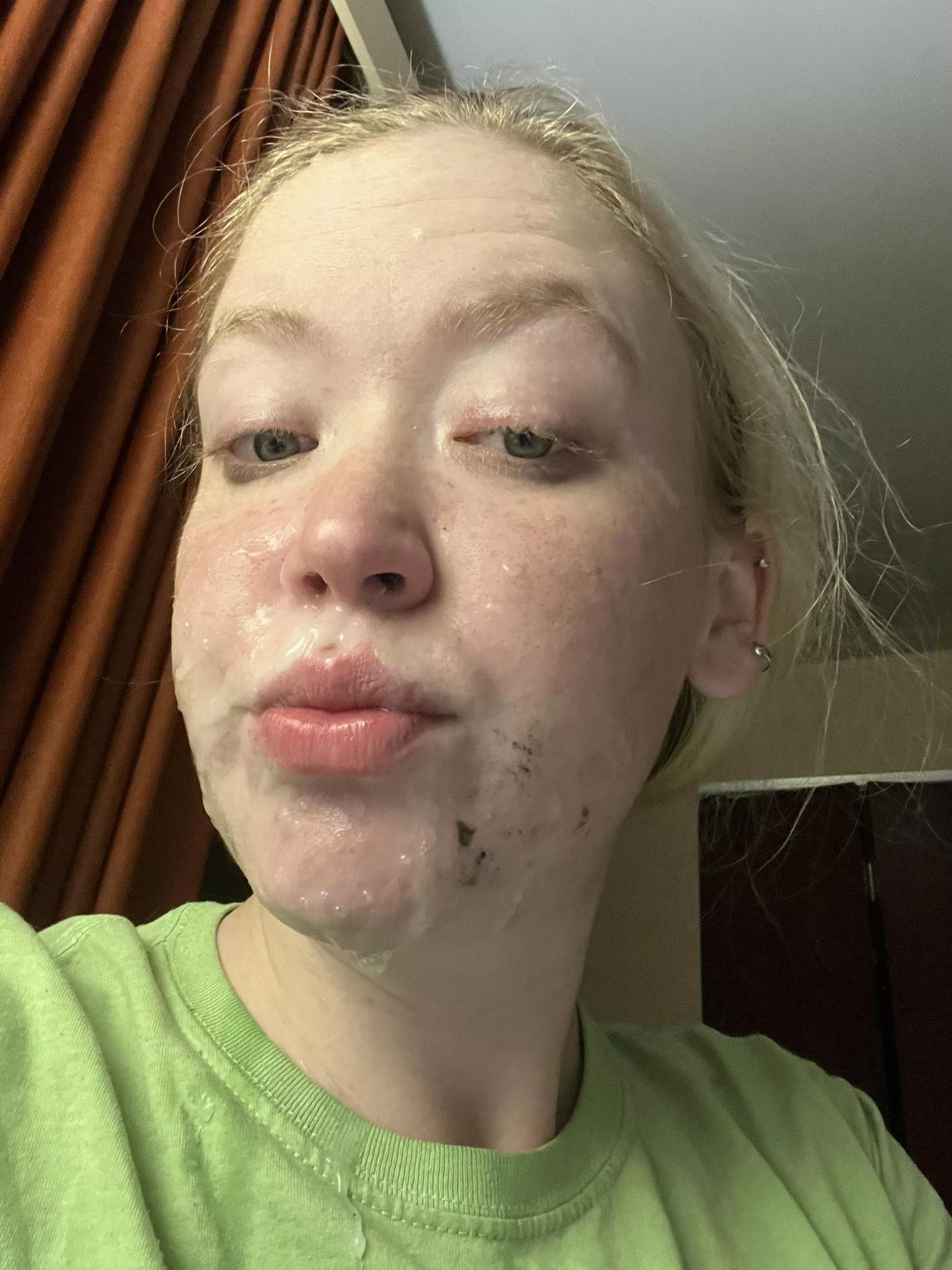 cum all over my face