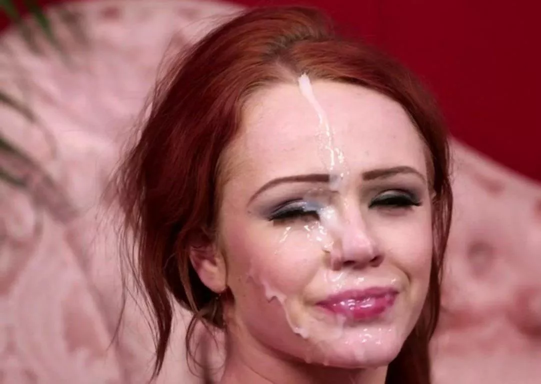 Ella Hughes' cum dripping face...