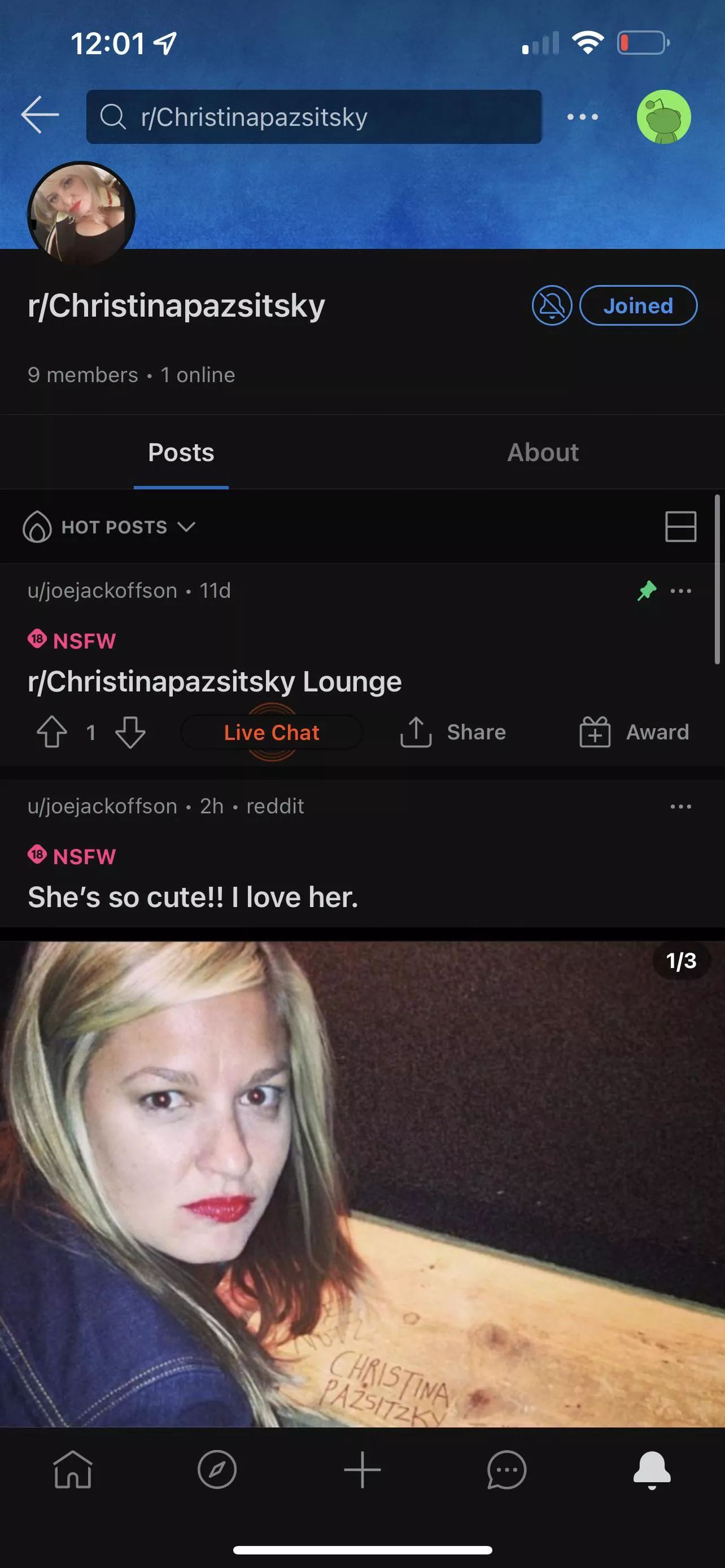 Follow if you love the beautiful Christina Pazsitsky and her amazing enormous tits. Come join to find and admire pics of her!!