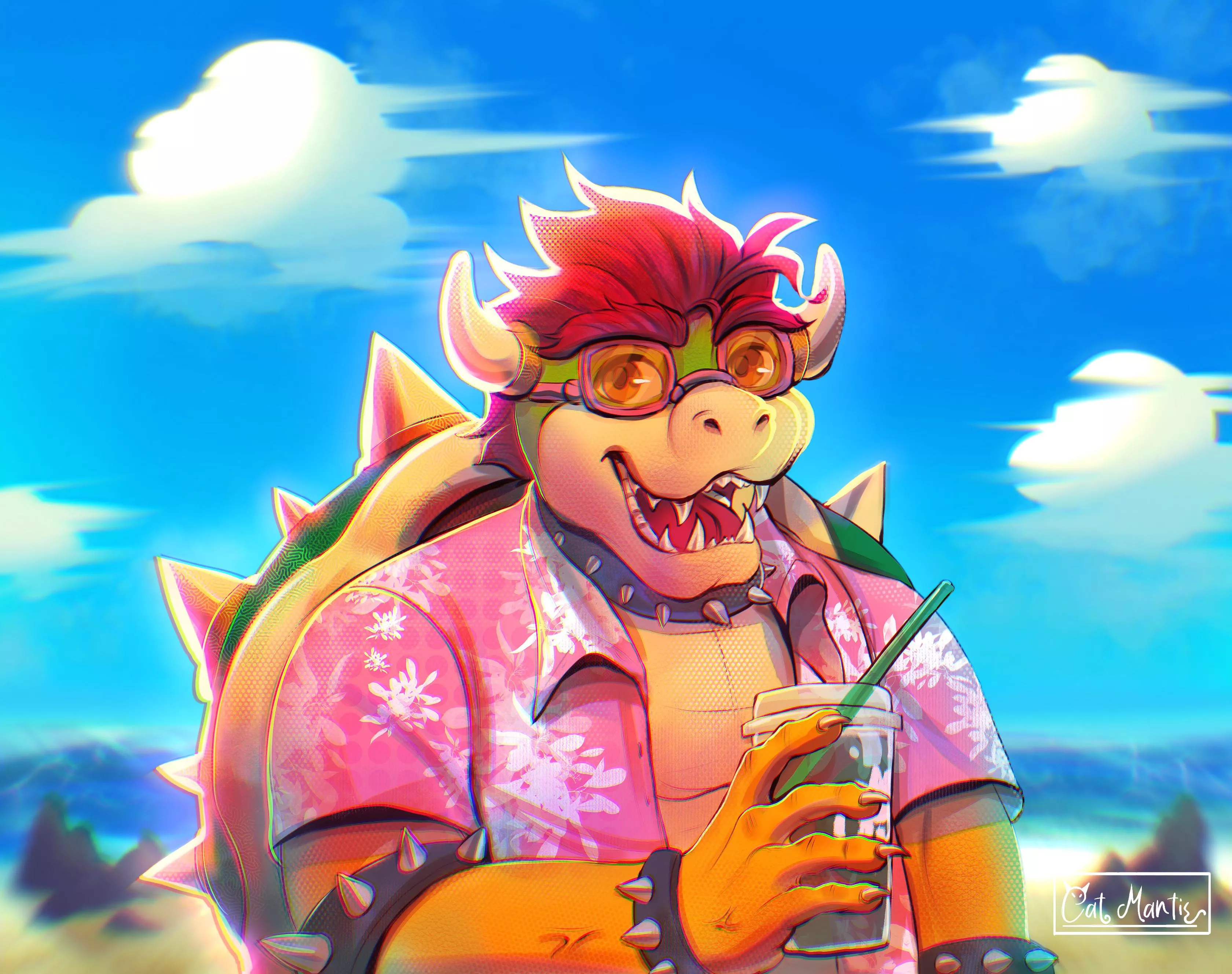 I do a Bowser Day Fanart