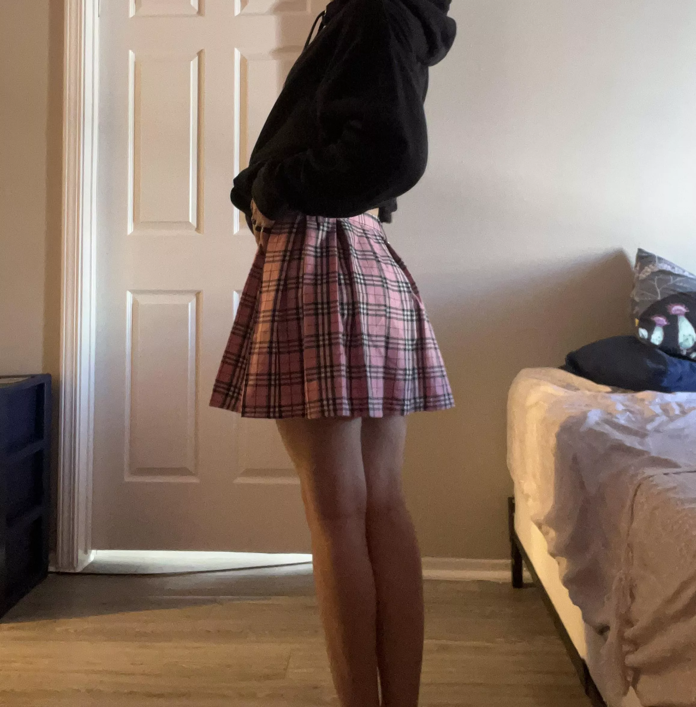 It should be illegal for how comfy skirts w/ hoodies are :3