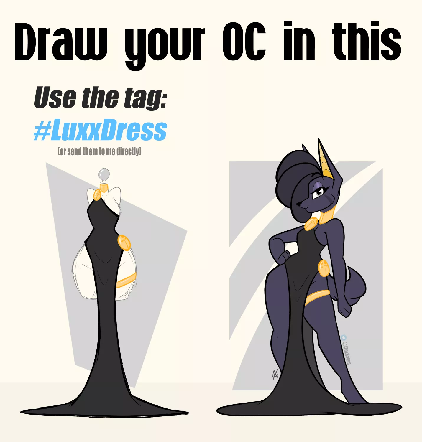 I've always wanted to try one of these dress challenge things .If there's any artists out there have at it!