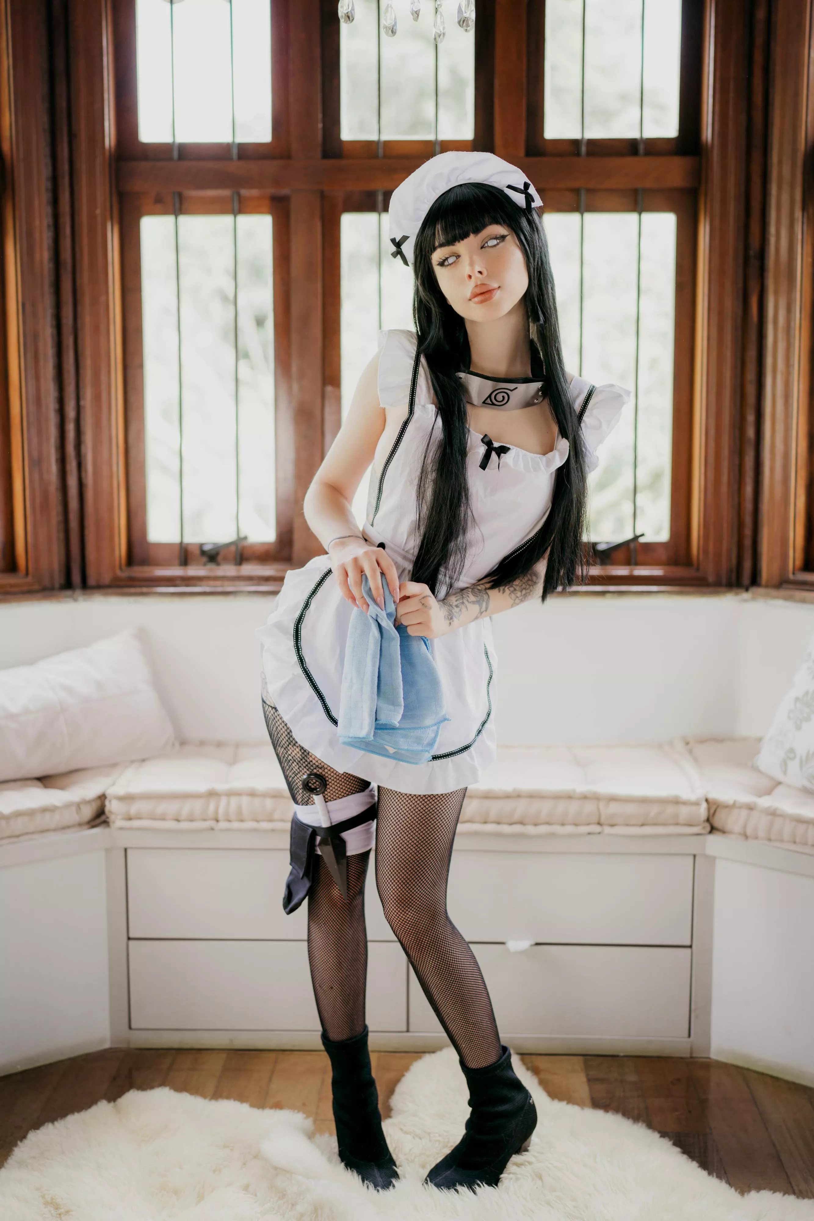 Maid Hinata by AmandaWelp