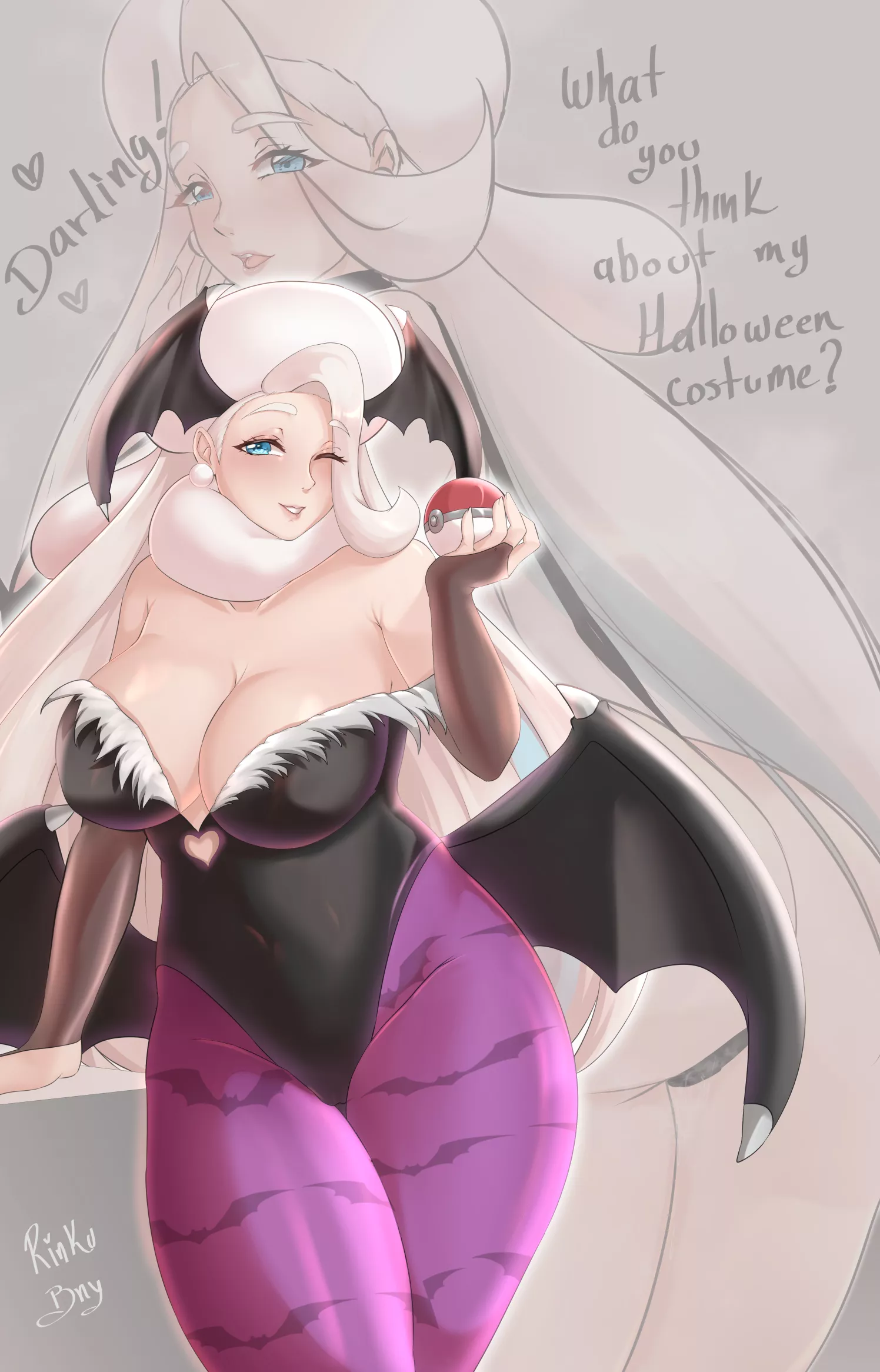 Melony as Morrigan [Artist: Rinku_Bny]