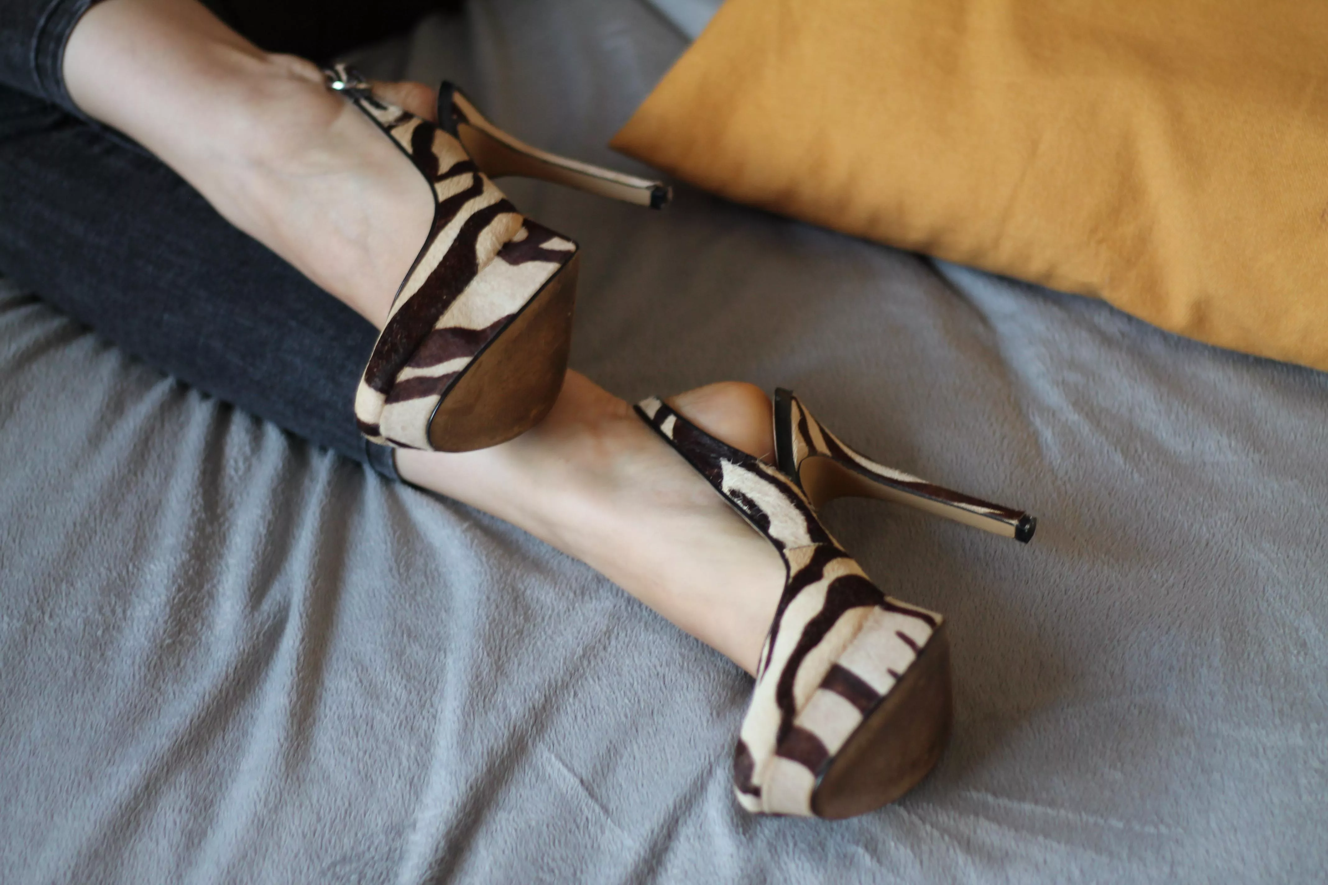 My printed heels