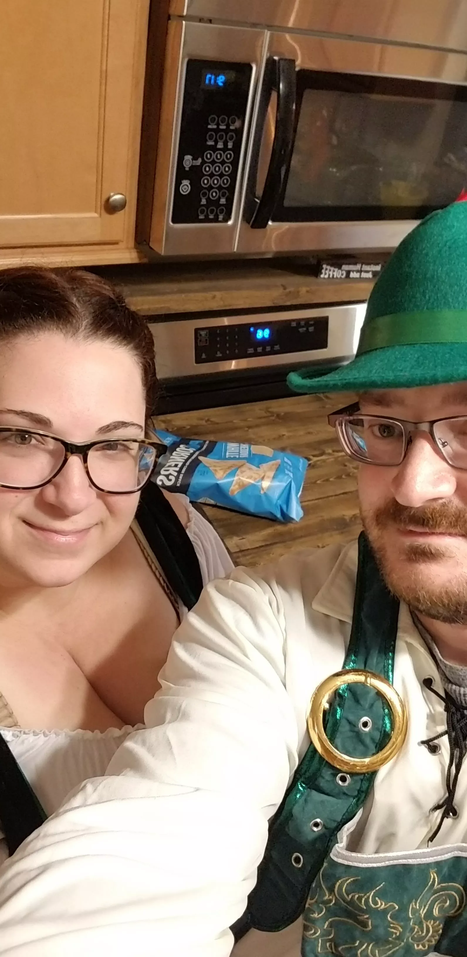 My Wife and I On Halloween Last Year