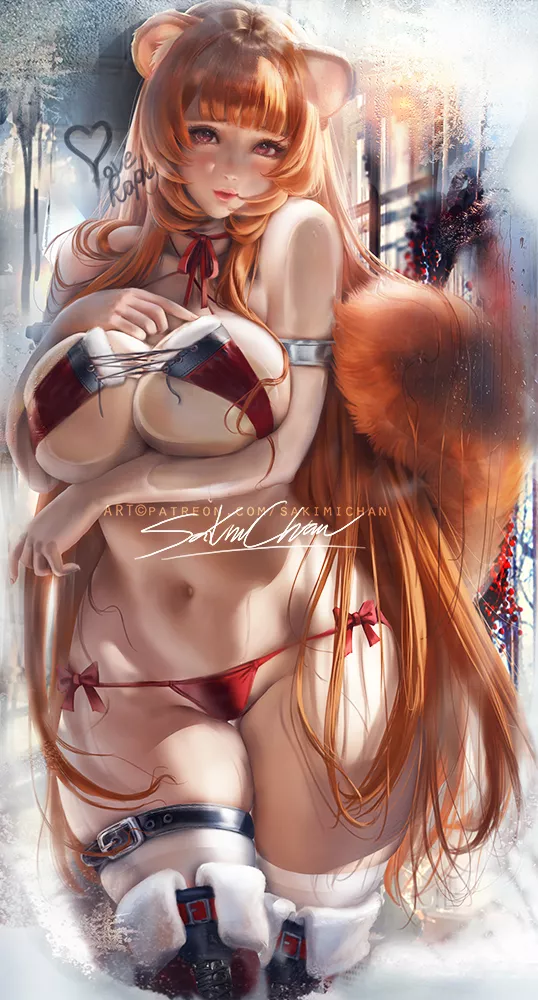 Raphtalia being a naughty girl (By sakimichan) [The Rising of the Shield Hero]