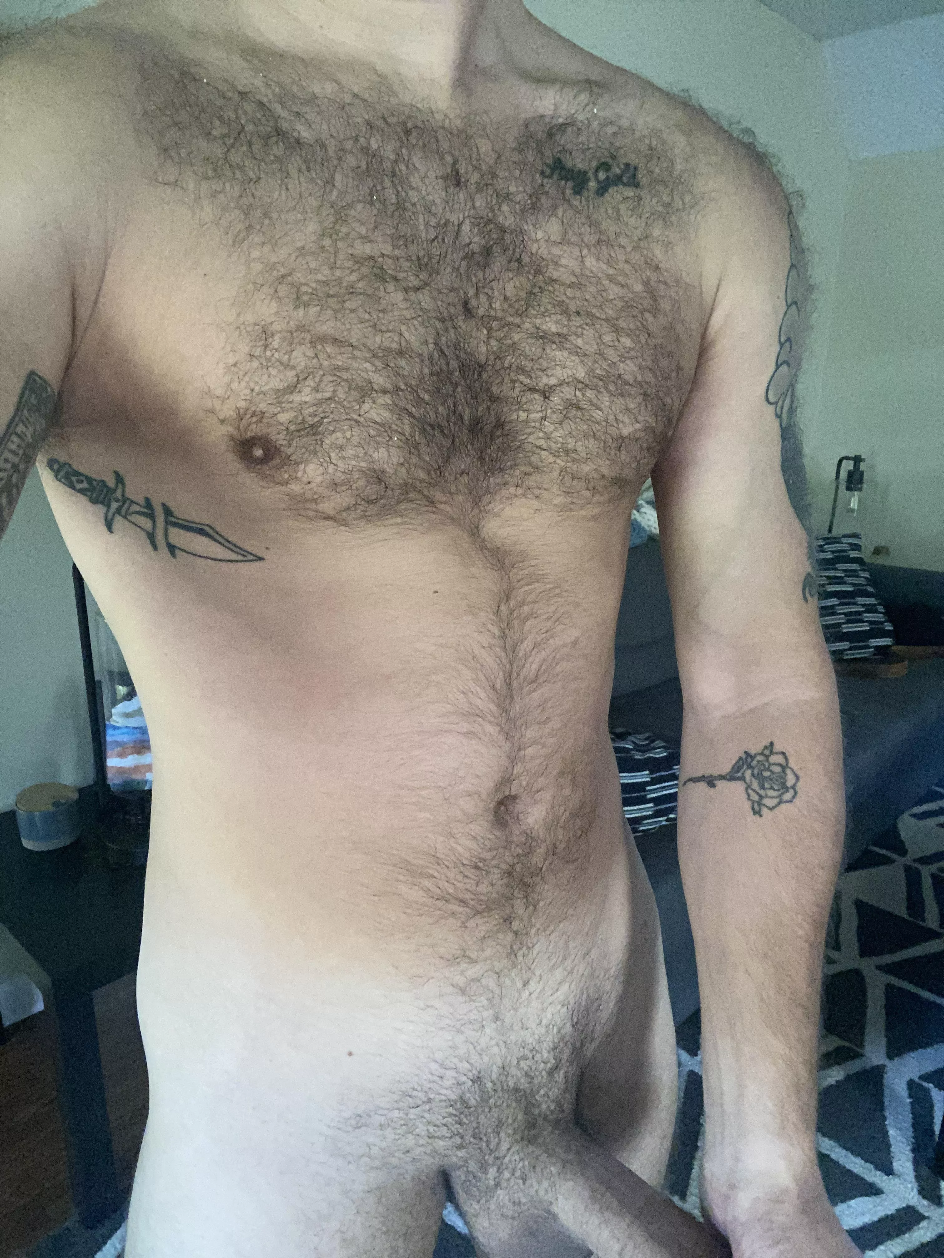 Show some love for a skinny hairy guy?