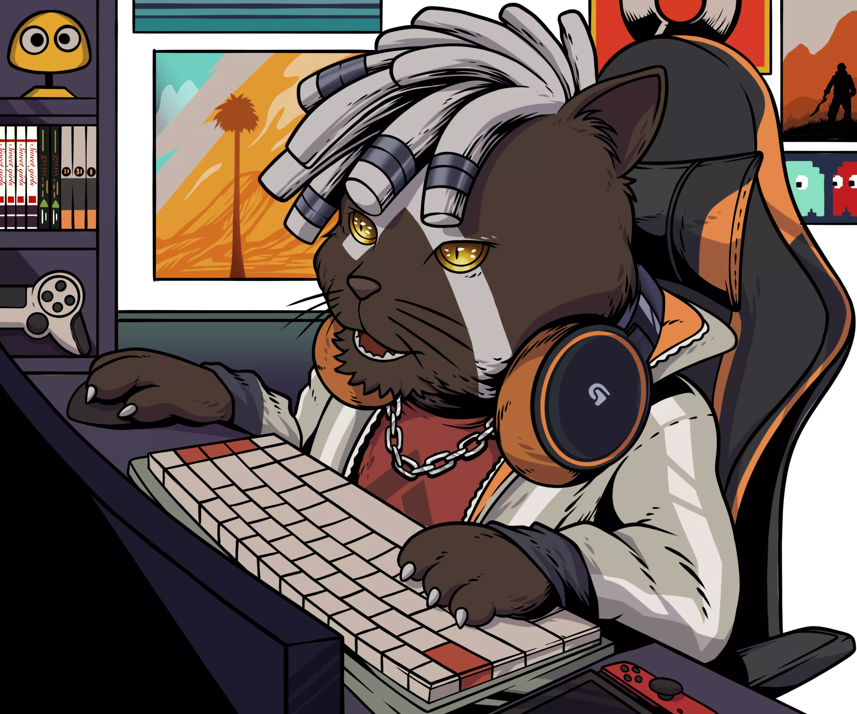 Some people have been calling me a furry streamer because of my png avatar, what do you think?