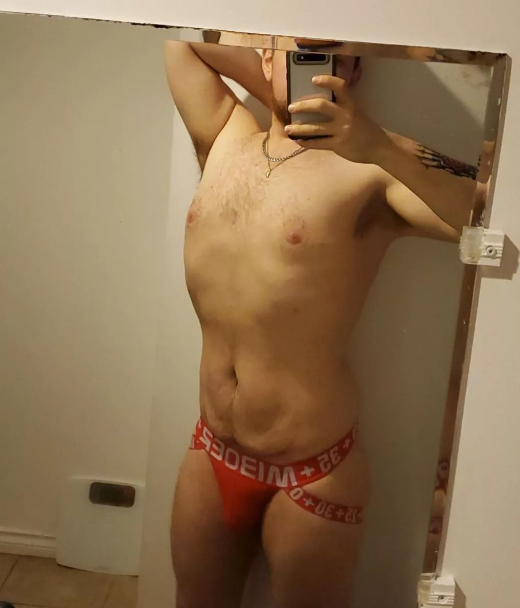 starting to feel okay posting pics in a jock