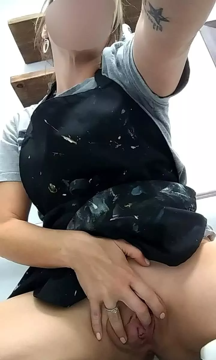 wife likes to have fun at work 😏