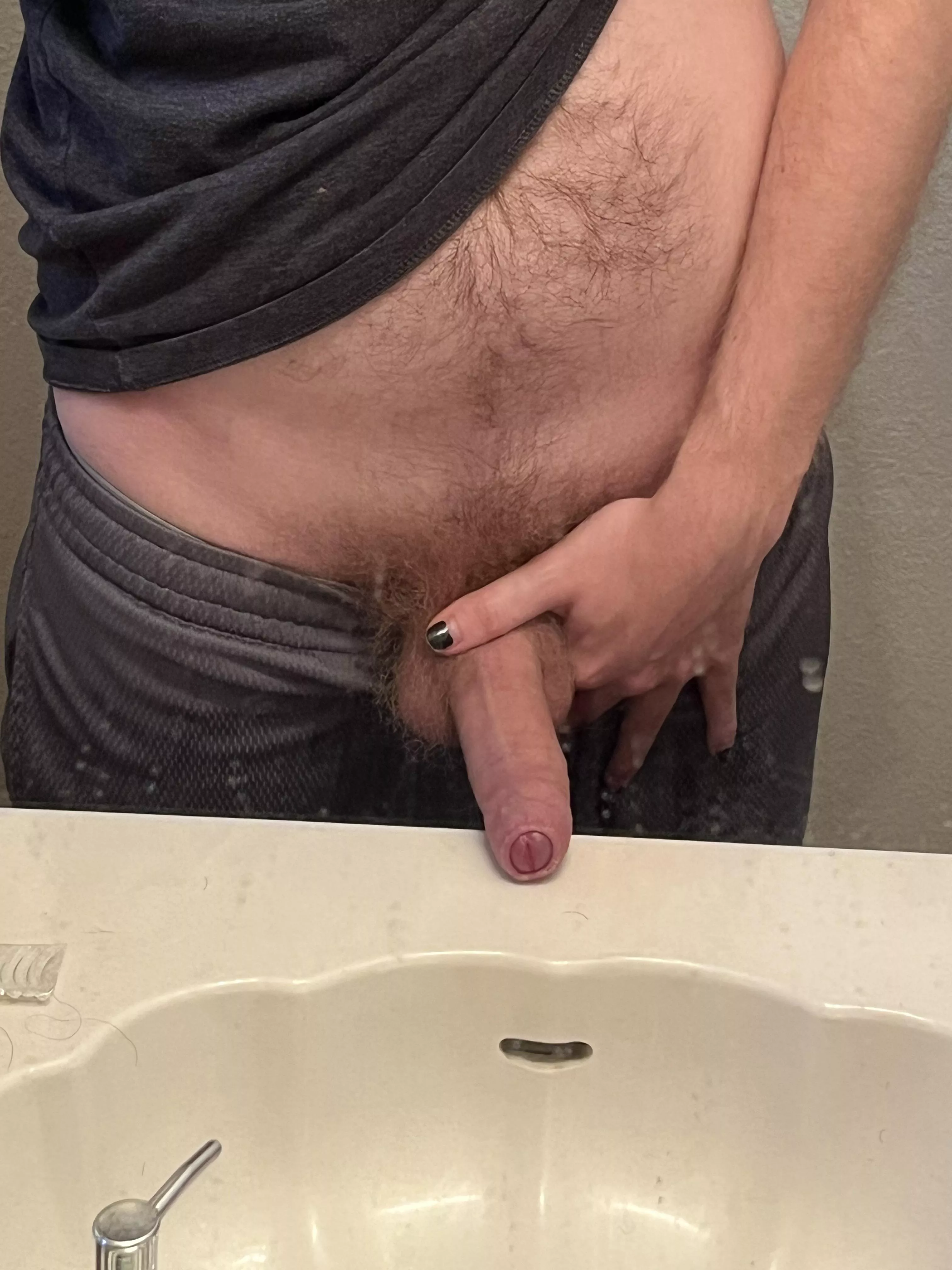 Wish you were here to fuck me in the shower