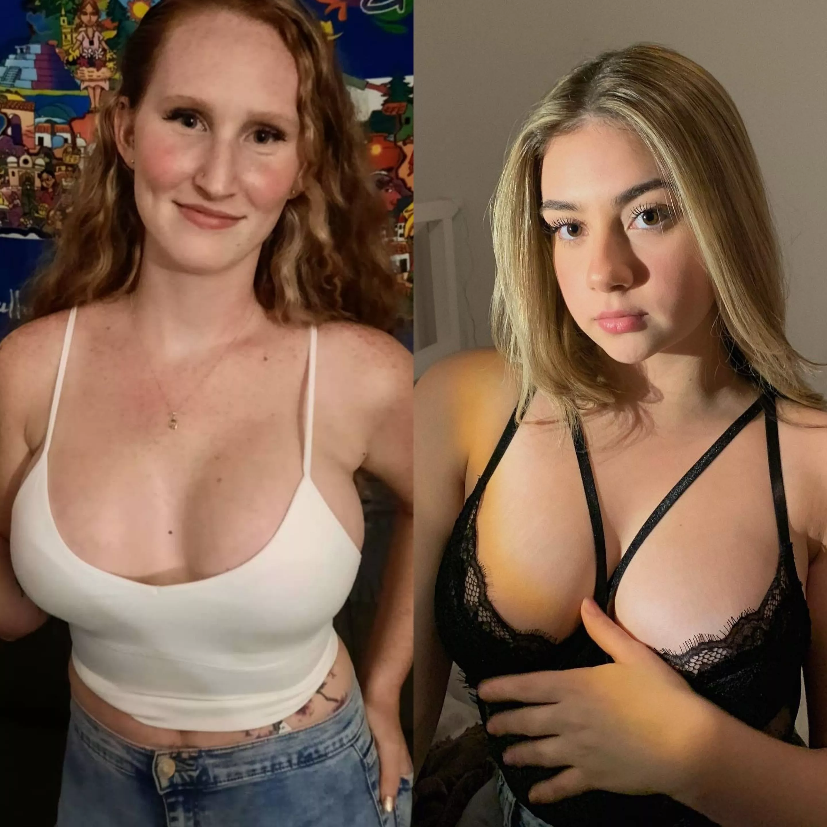 you need a boobsjob. who you pick