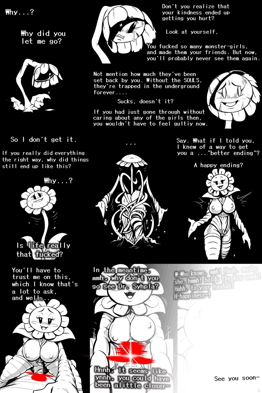 [Flowey] Under(her)tail Part 8 Page 1