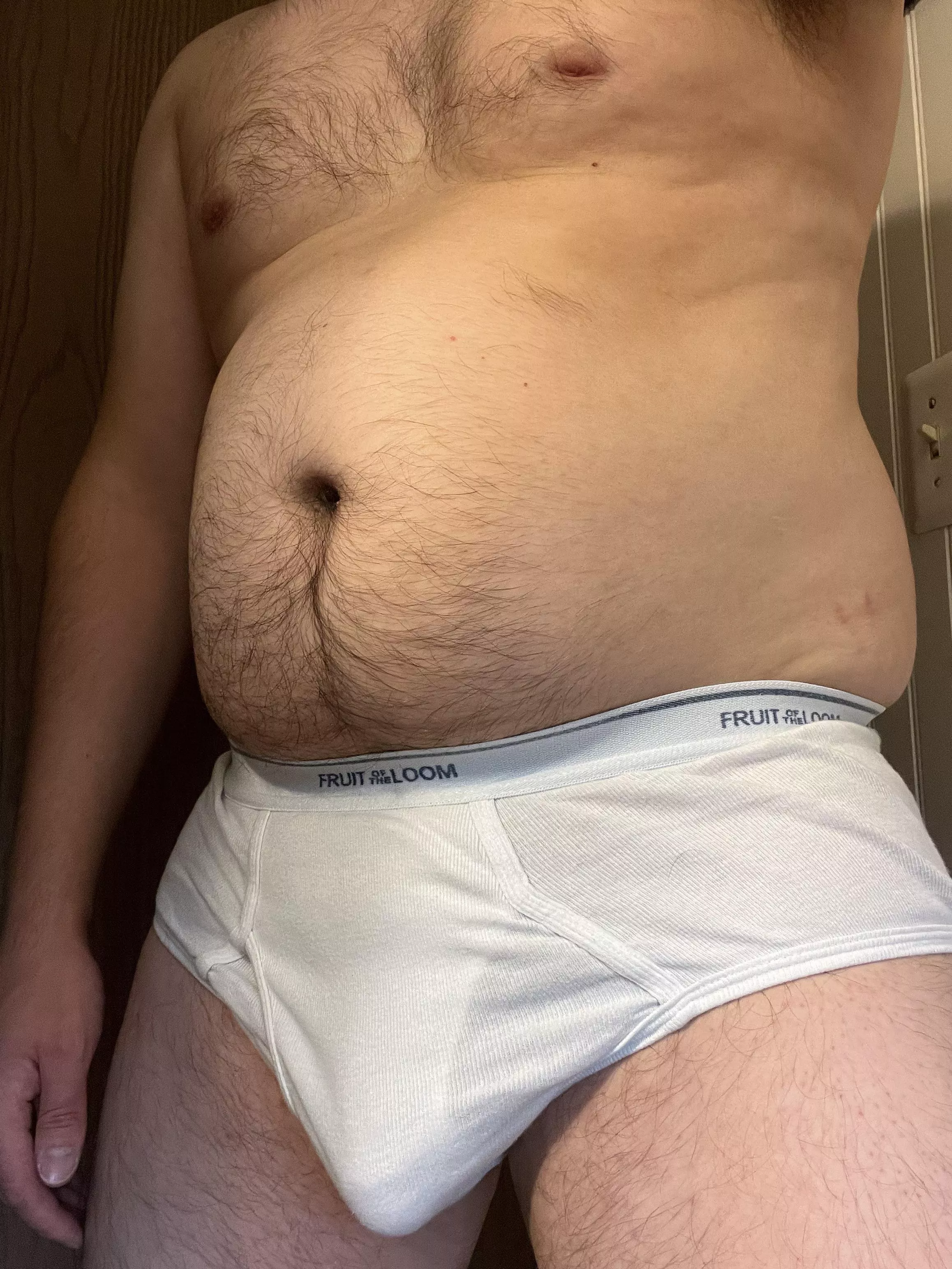 Gotta love classic white briefs