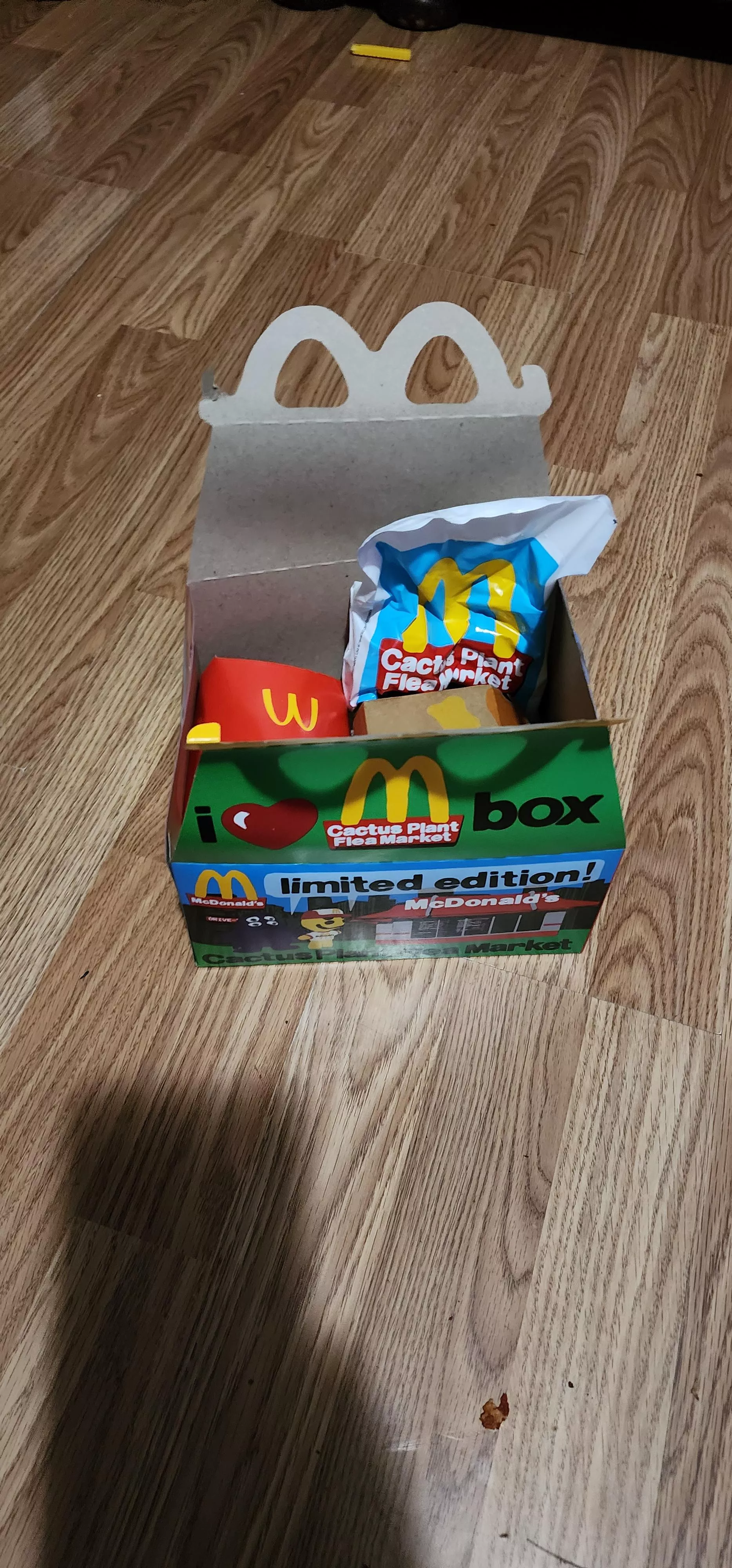 heard everyone talking about it had to get me a kids meal yay