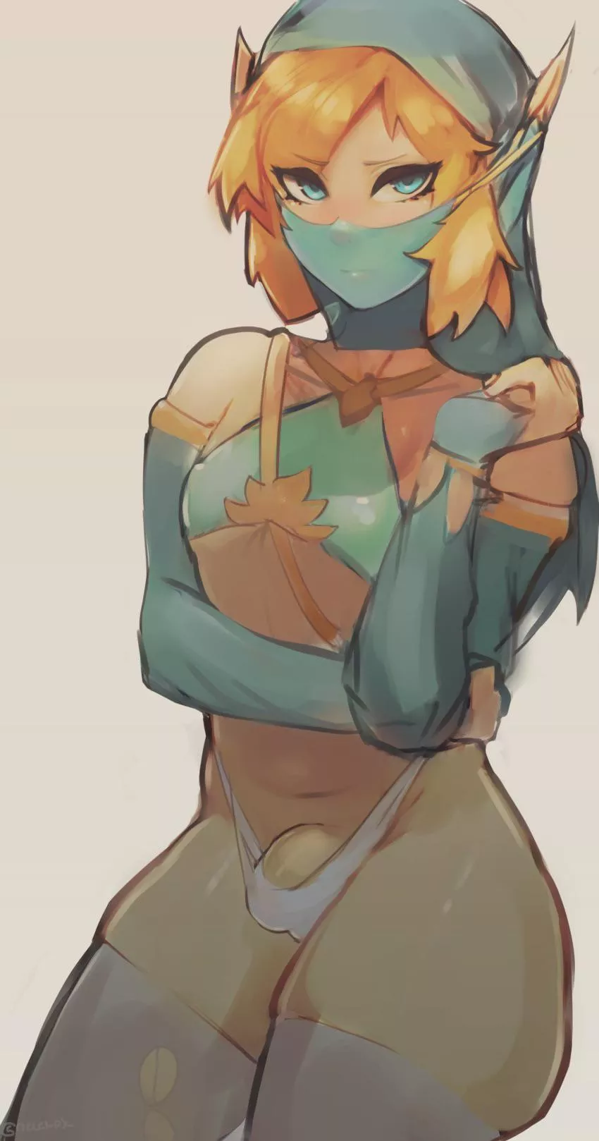 Link looking cute (nelewdy)