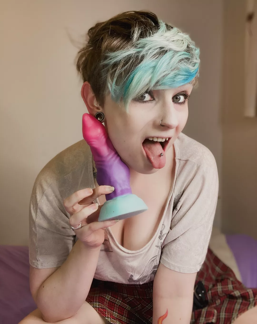 pixie slut loves her toys!