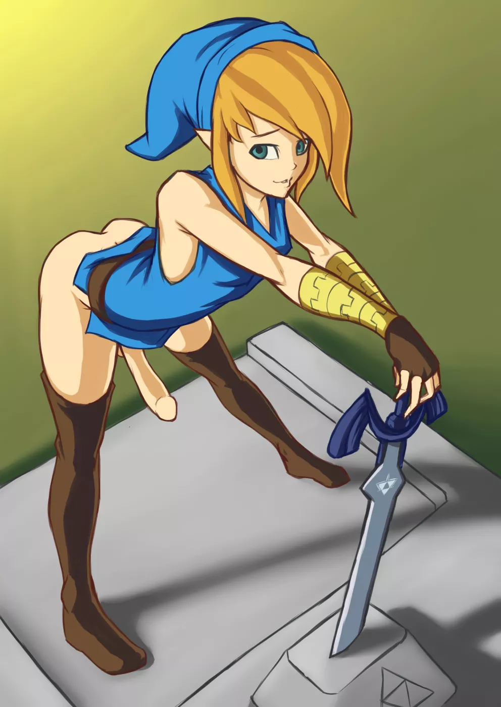 Pull on my Master Sword (raunchtastic)