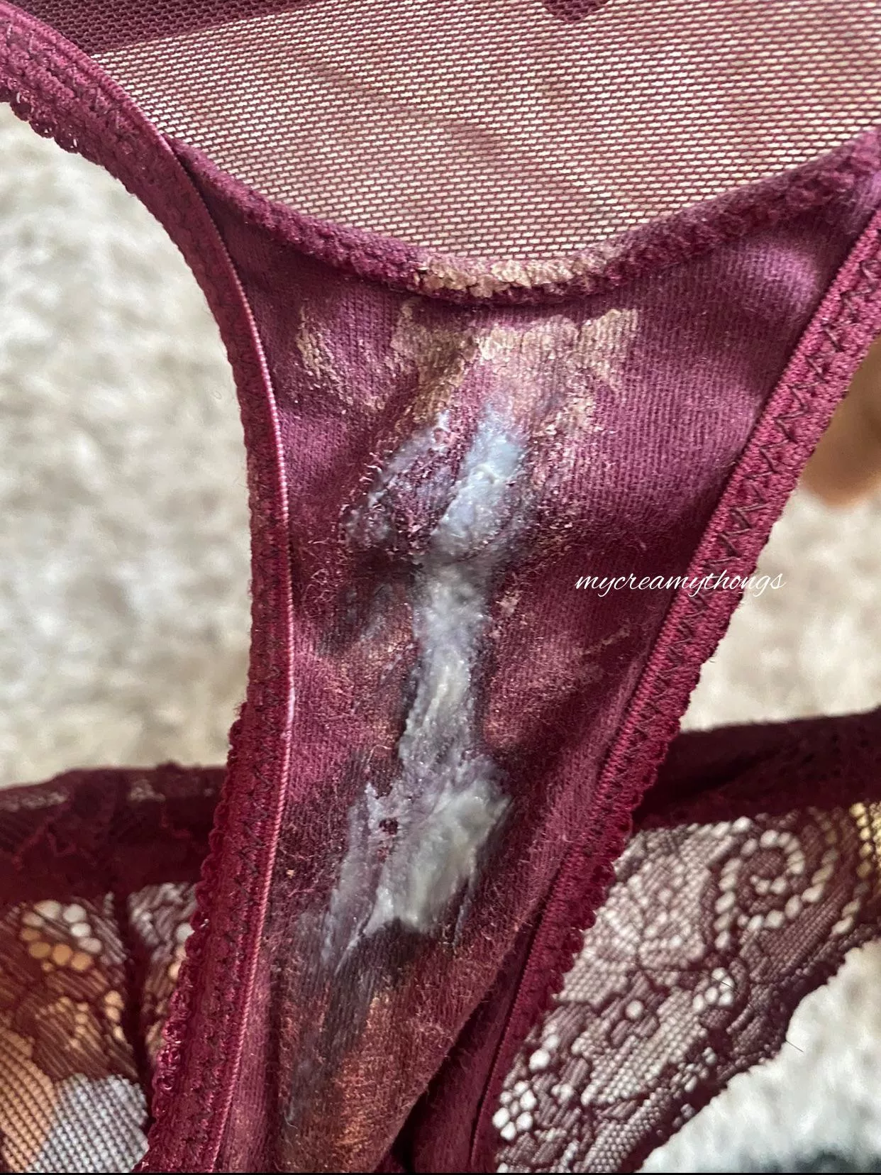 [SELLING] Creamy panties for sale! Add ons available. Free UK shipping. DM for prices and more info.