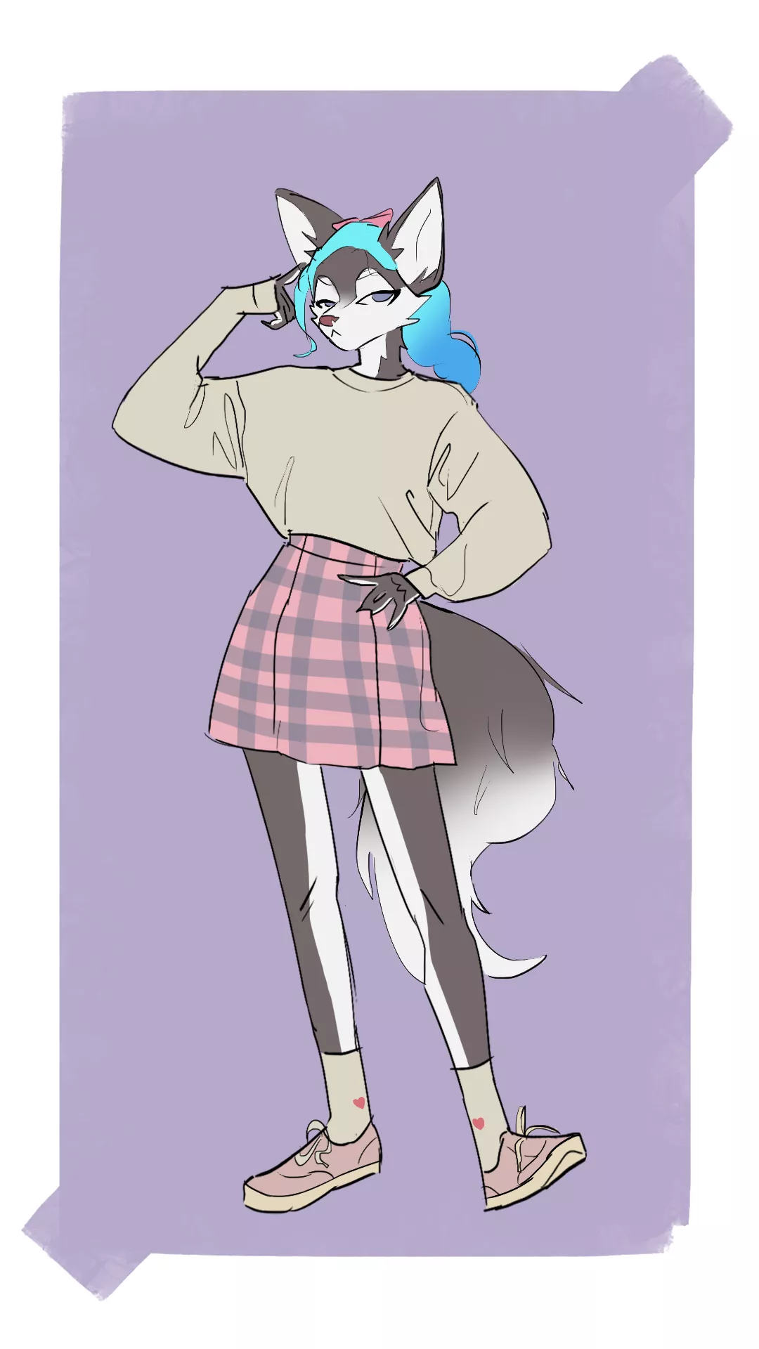 Trying some new outfits, (art by me) Comms open Dm for them