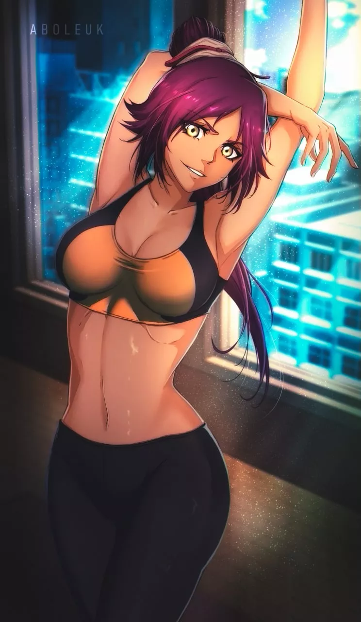 Yoruichi in Sports Clothes (Abo-Leuk)