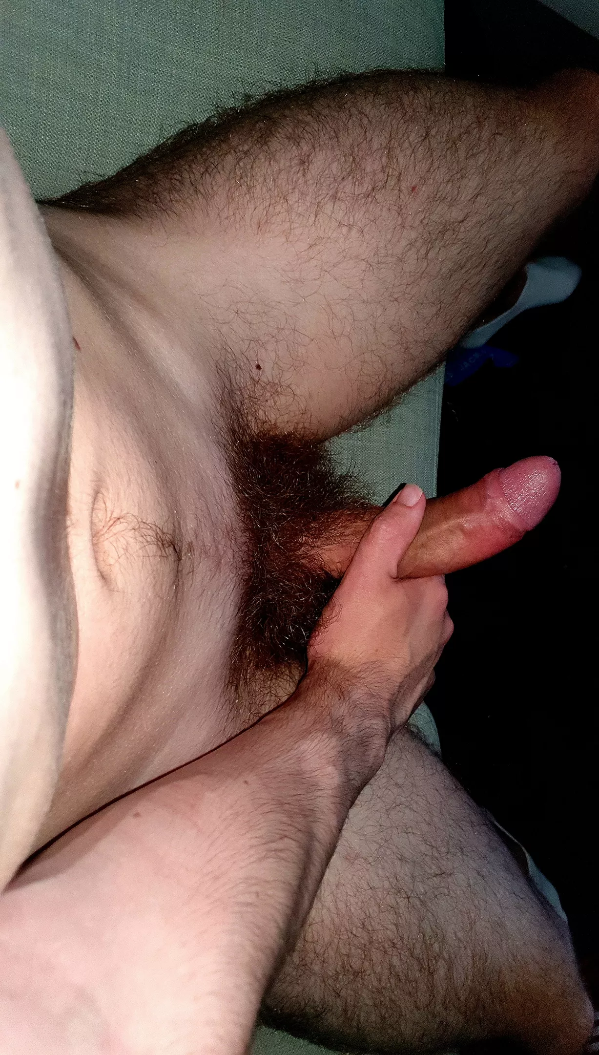 Be honest, would you suck my hairy cock? (20)