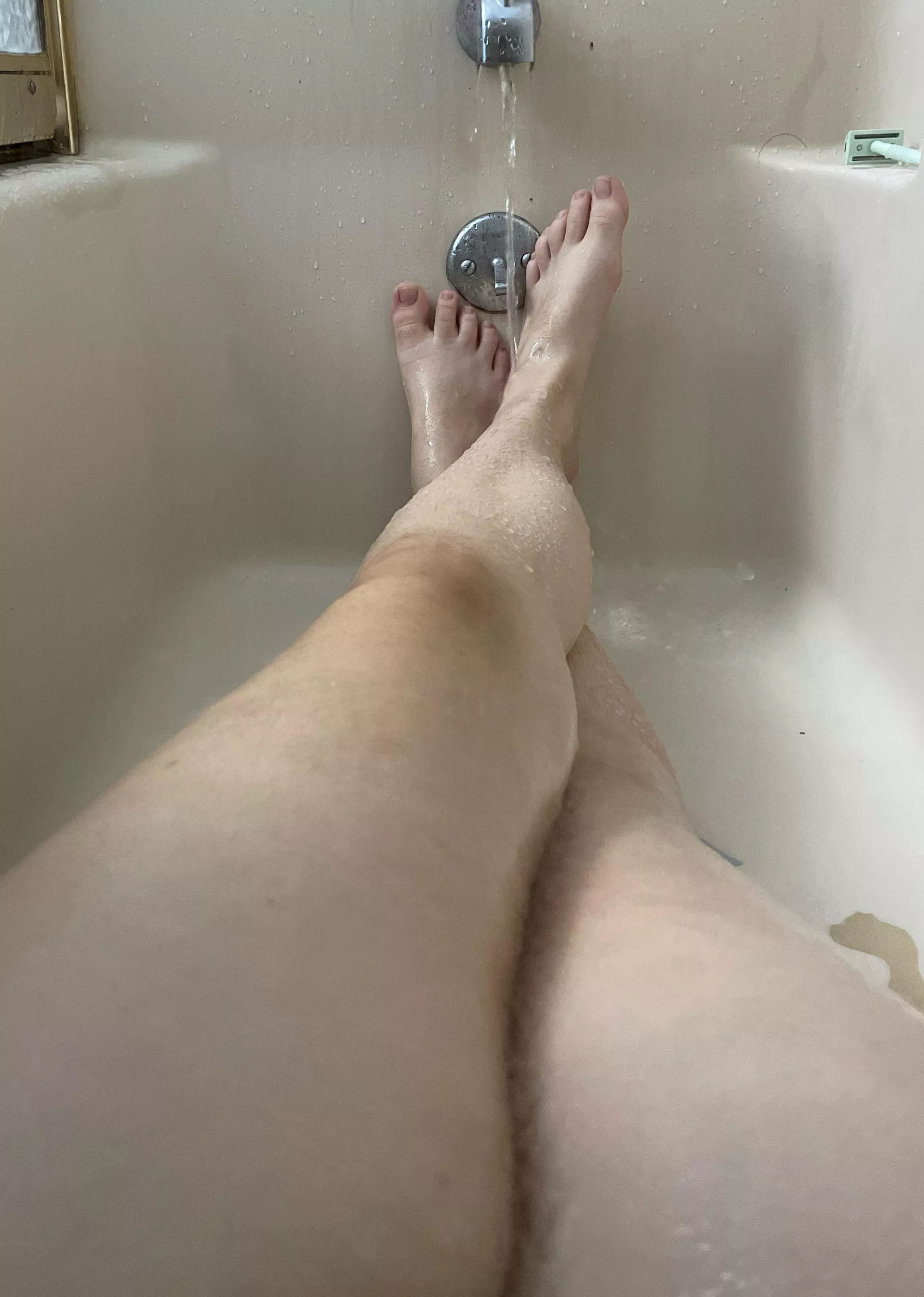 Keeping them clean, because who would want to suck my toes if theyâ€™re all dirty ?