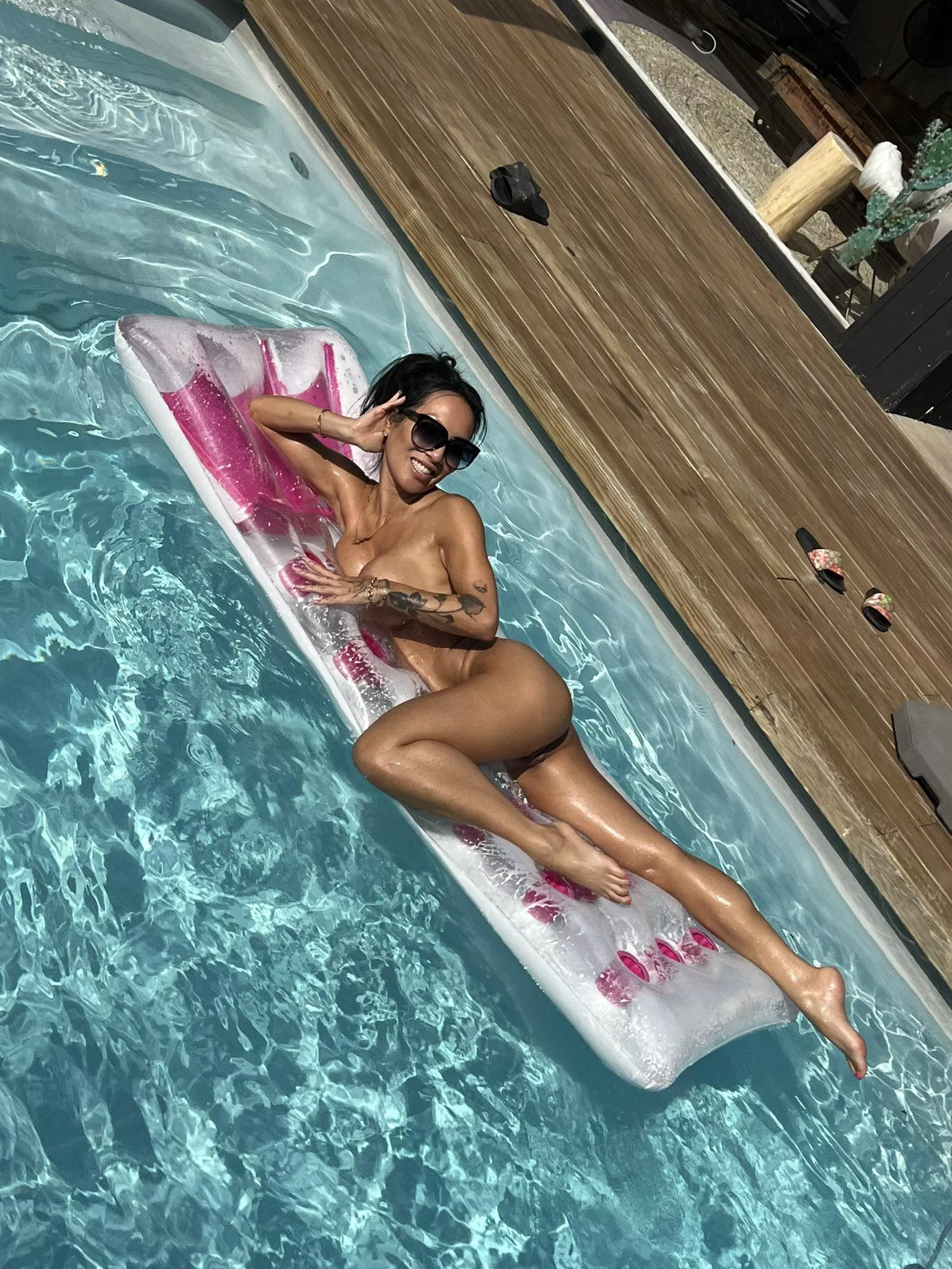 Poolside with Asa Akira