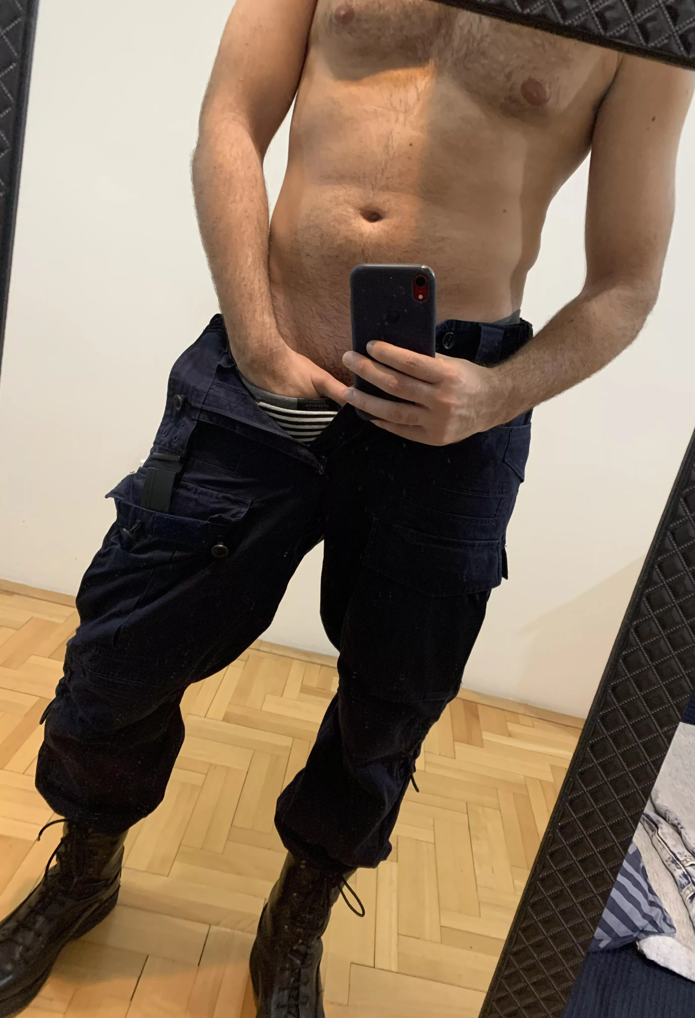 Should I go to work without a shirt? ðŸ‘®â€â™‚ï¸ðŸ˜ˆ