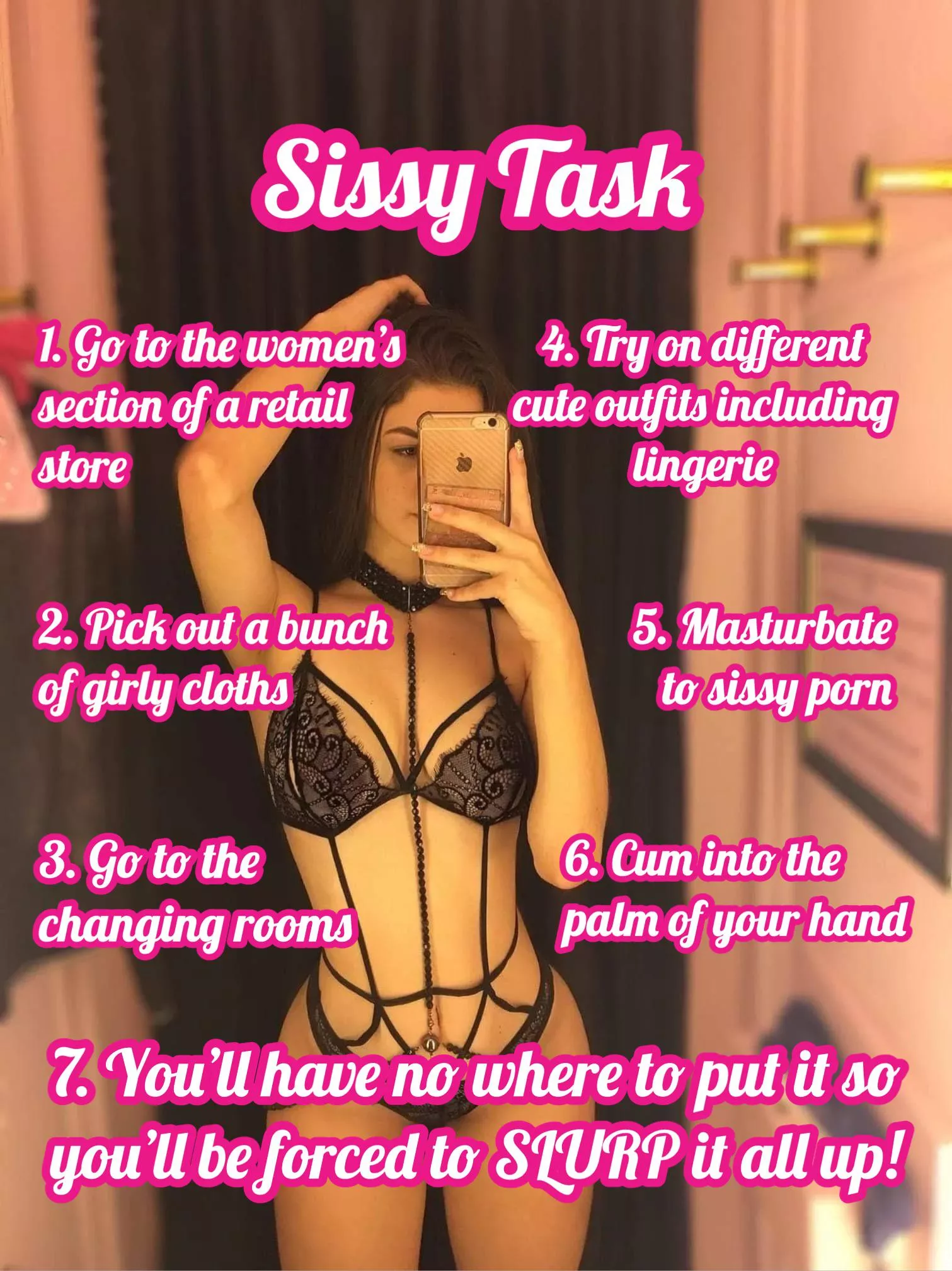 Sissy Task: Any sissy whoâ€™s a sissy must do this!