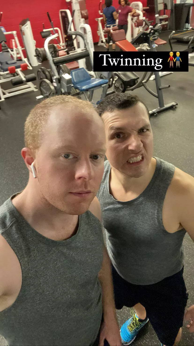 Twinning At The Gym