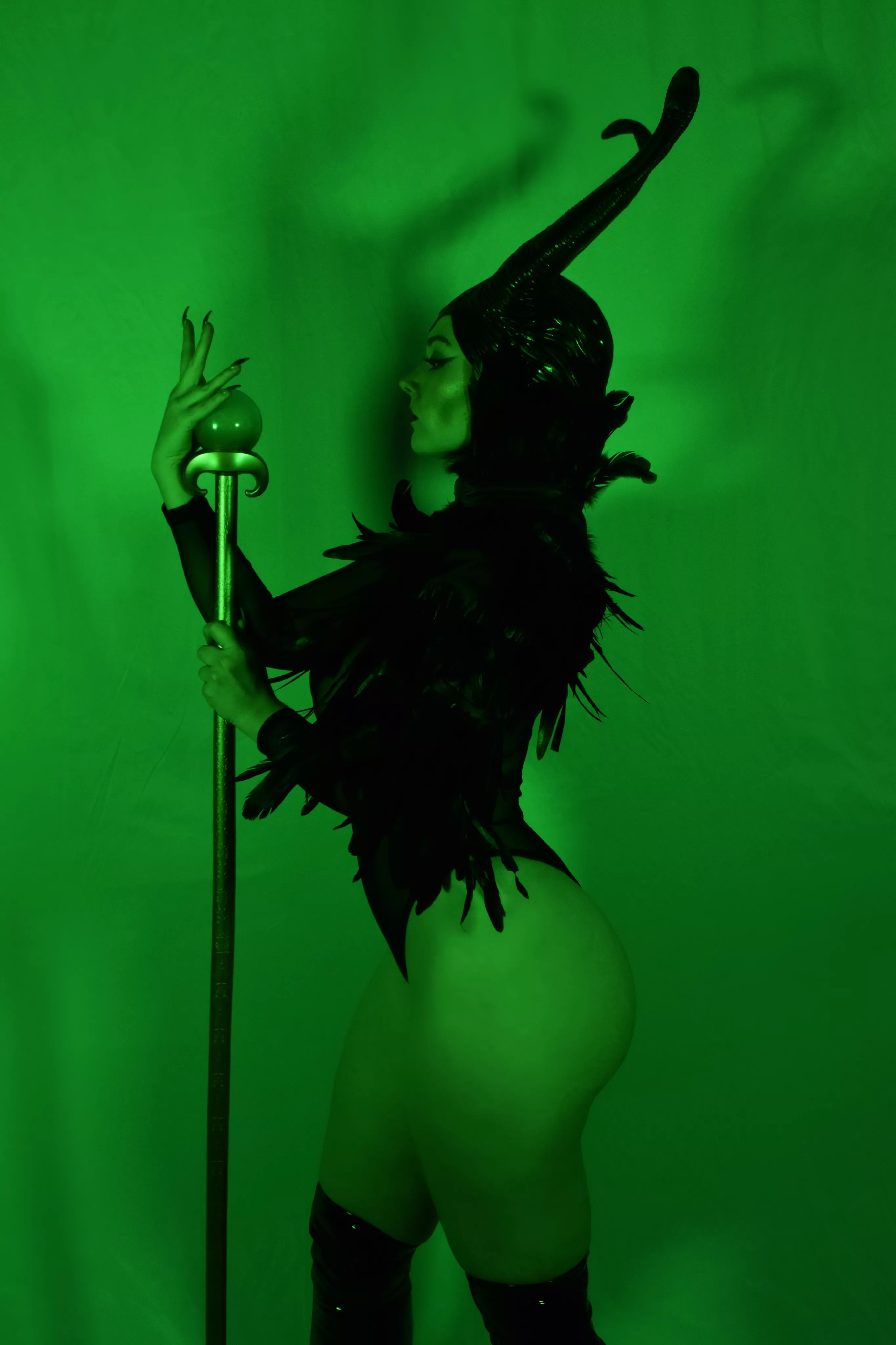 As the tale was told over and over throughout the kingdom, Maleficent became evil once more.