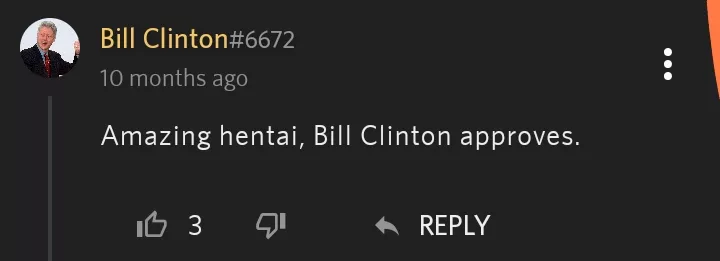 Bill clinton moment