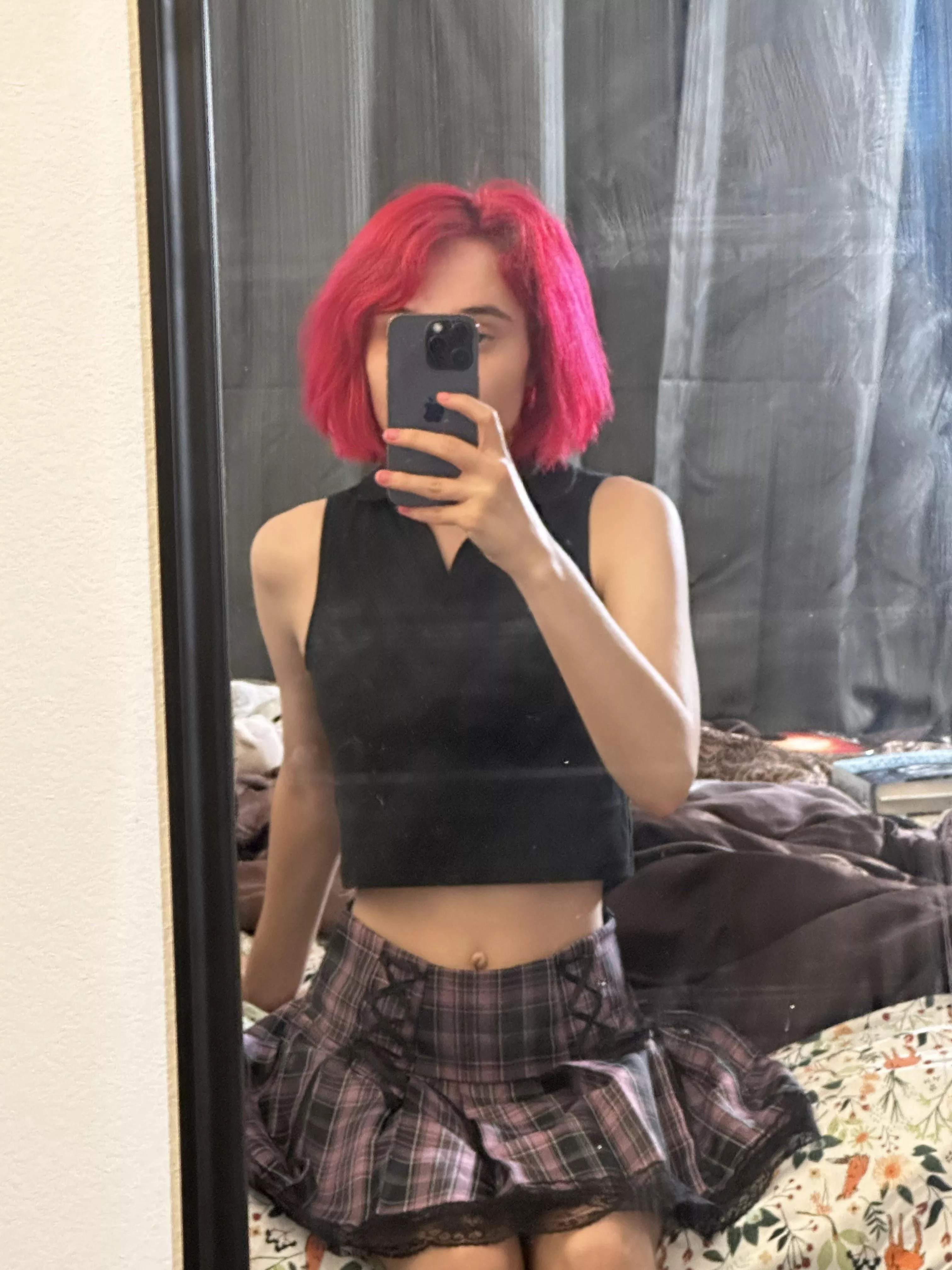 crop tips and skirts were made for each other