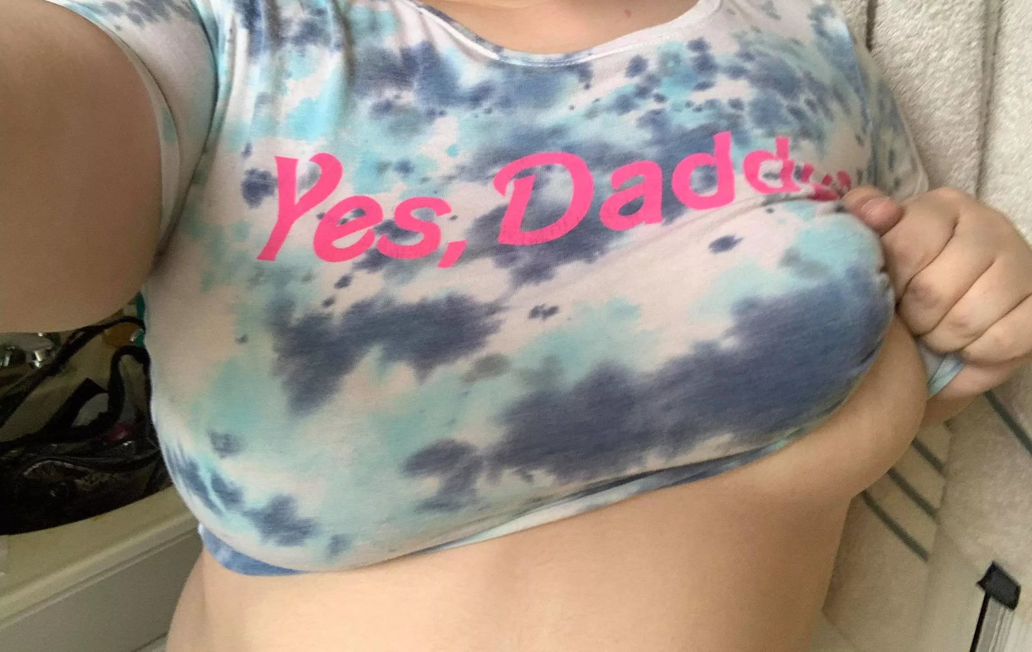 Do you like my shirt daddy? ;)