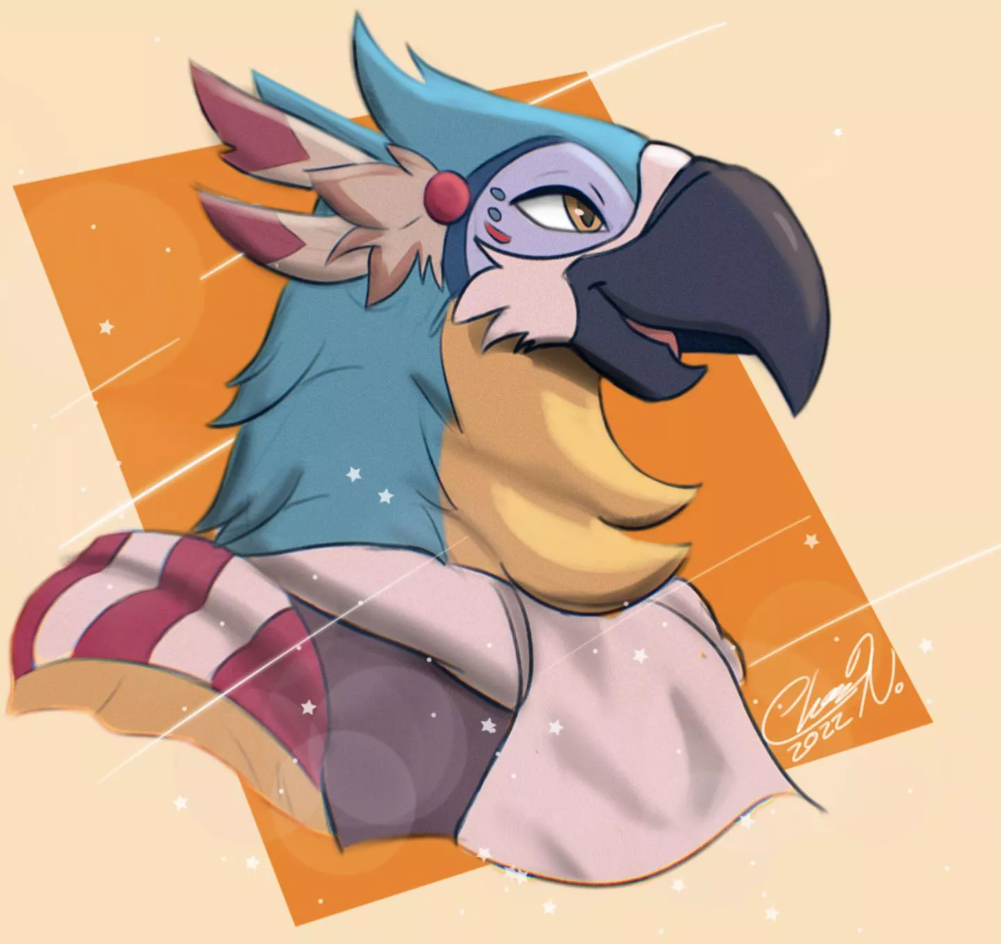 Kass fan art (Art by @ArtChrone on Twitter)