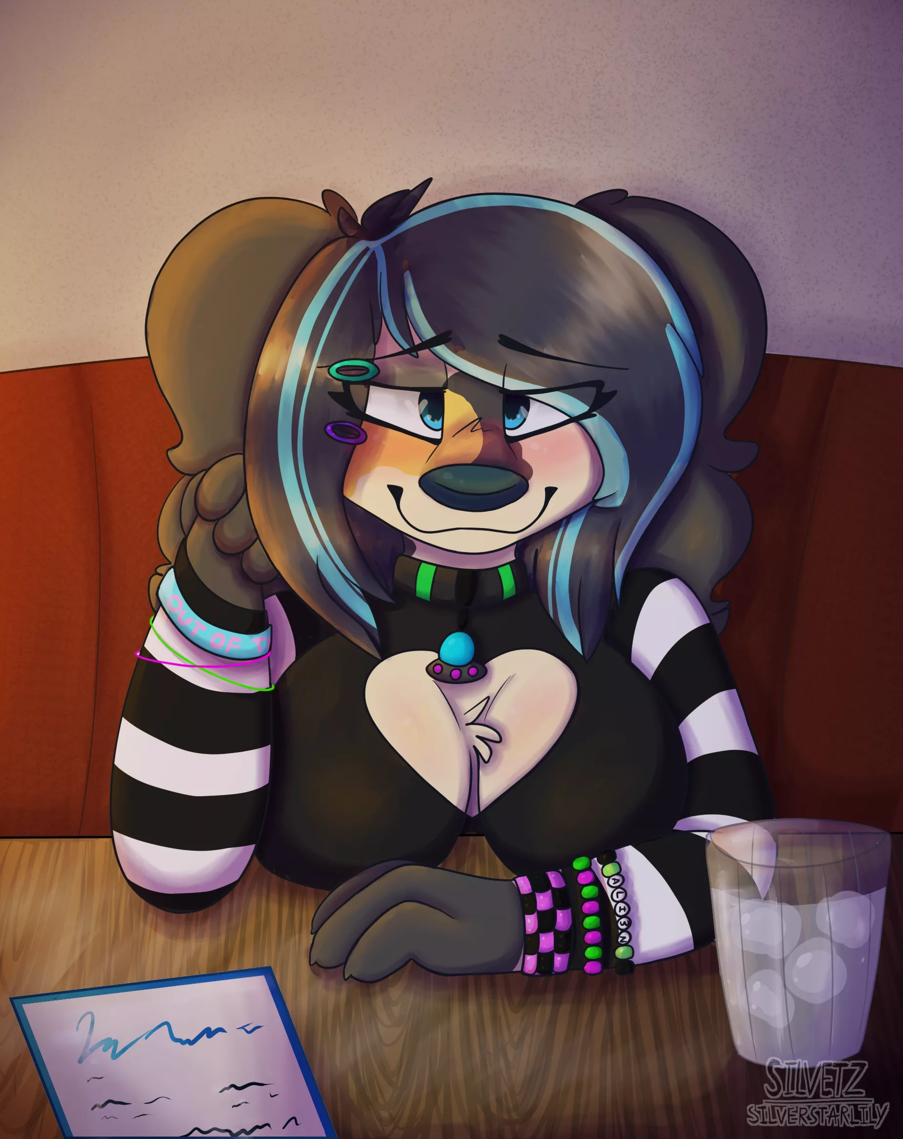 POV: you're on a date with Krissy [art by me, @silver.starlily on Instagram]