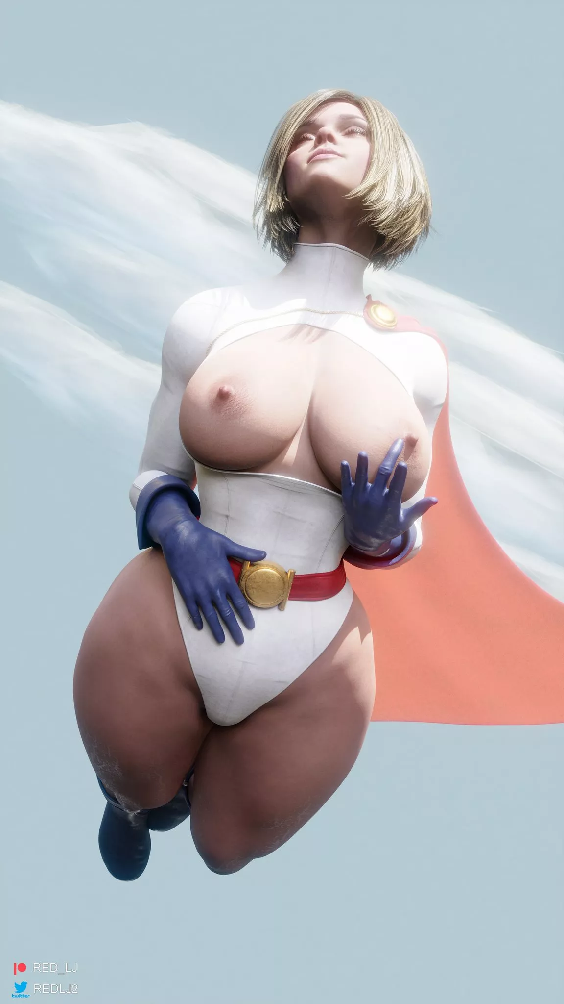 Power Girl - Self-pleasure Flight (RED_LJ) [DC]